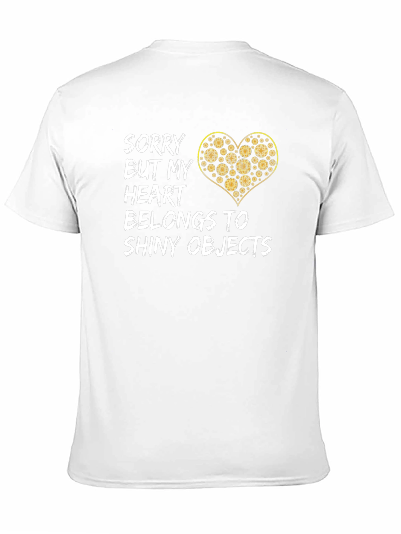 Shiny Objects Heart Graphic Tee