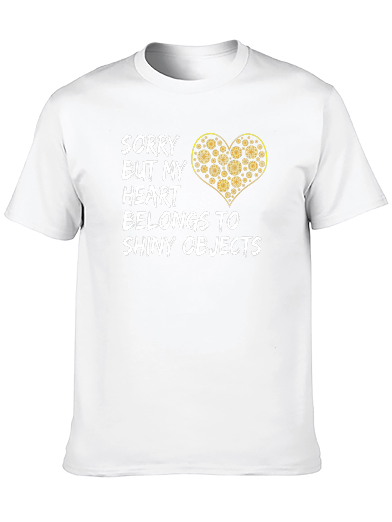 Shiny Objects Heart Graphic Tee