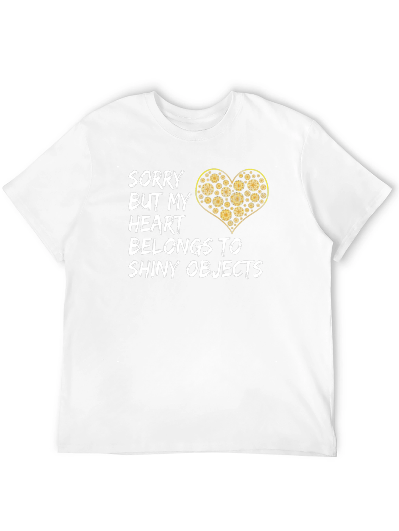 Shiny Objects Heart Graphic Tee