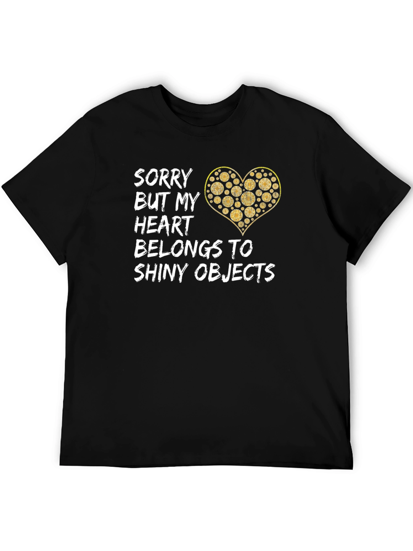 Shiny Objects Heart Graphic Tee