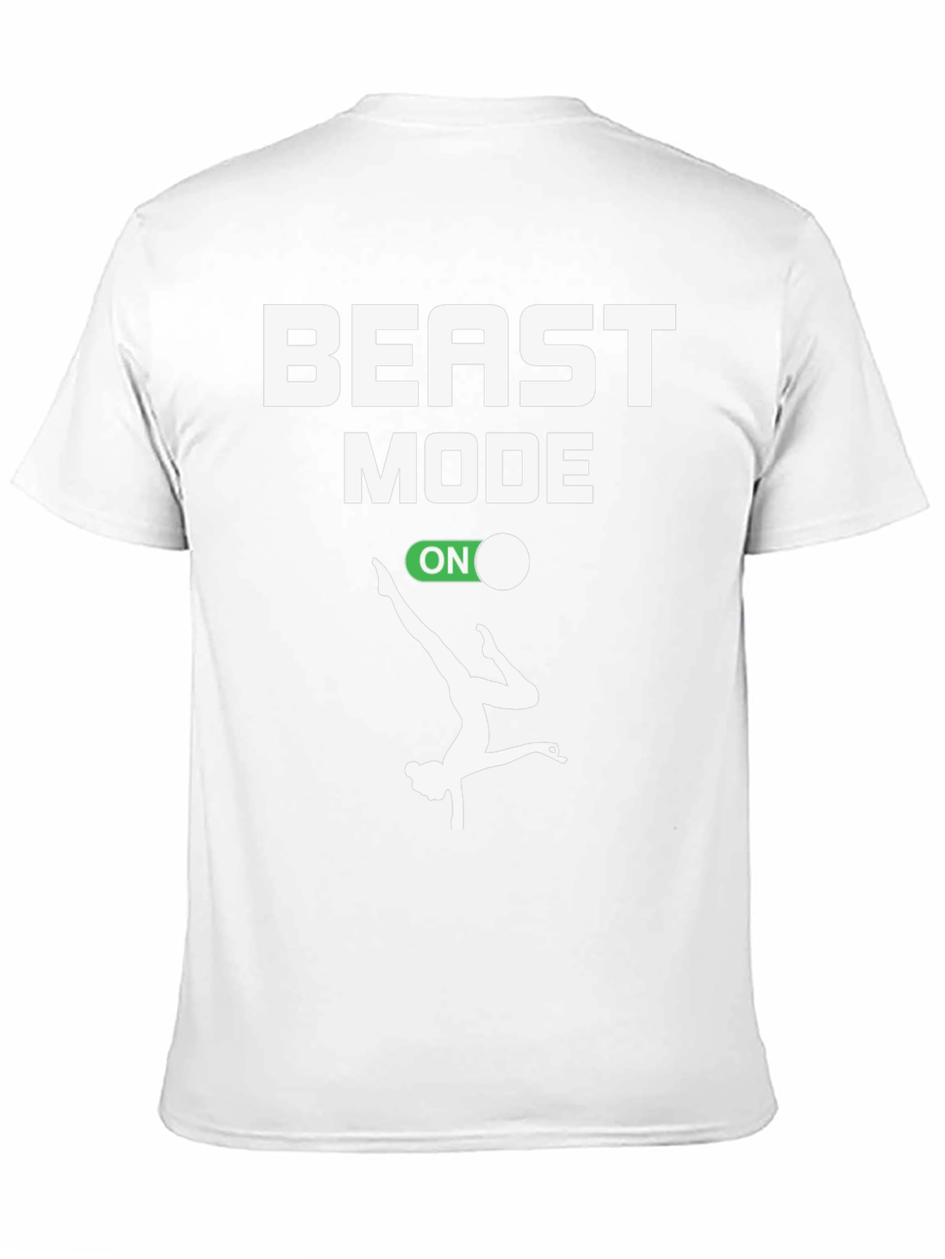 Beast Mode On Gymnastics Black T-Shirt