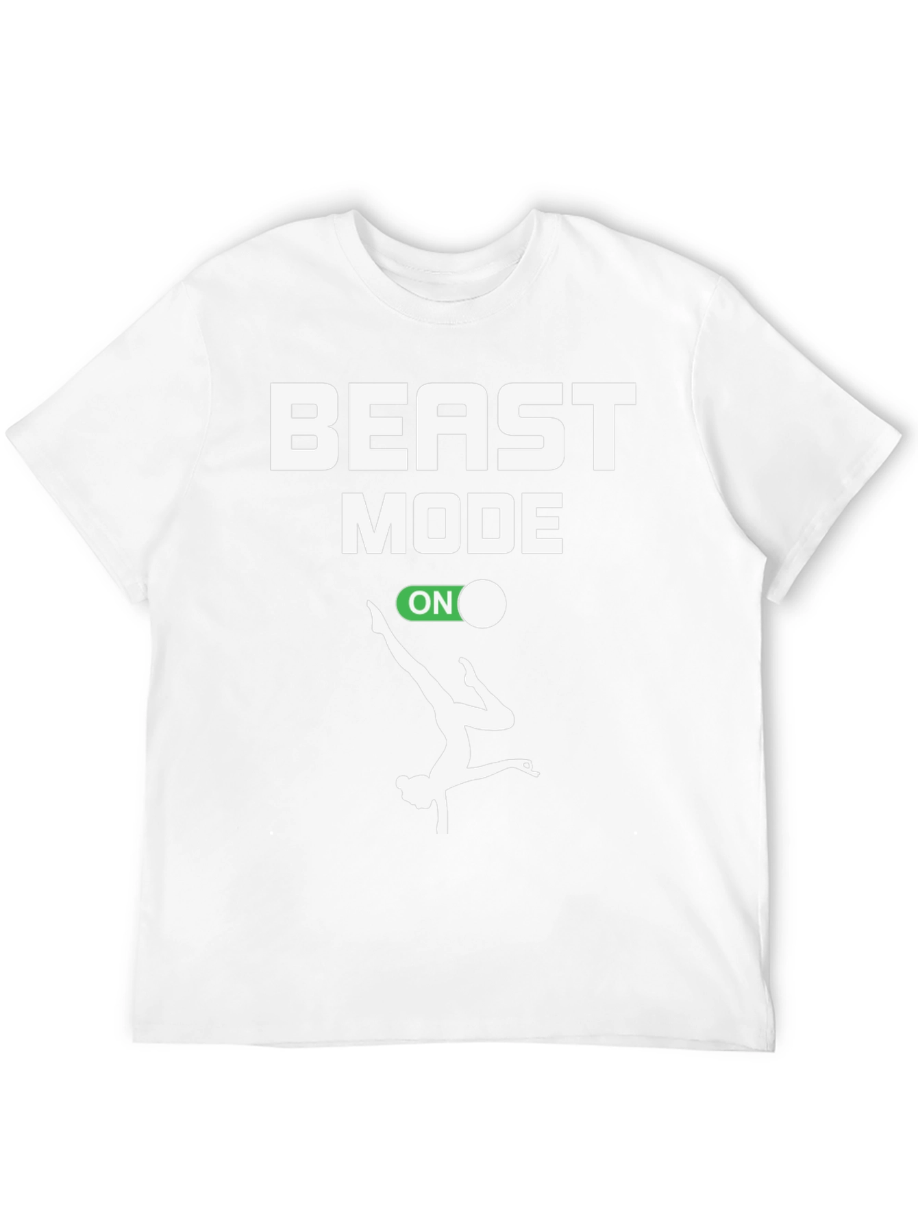 Beast Mode On Gymnastics Black T-Shirt