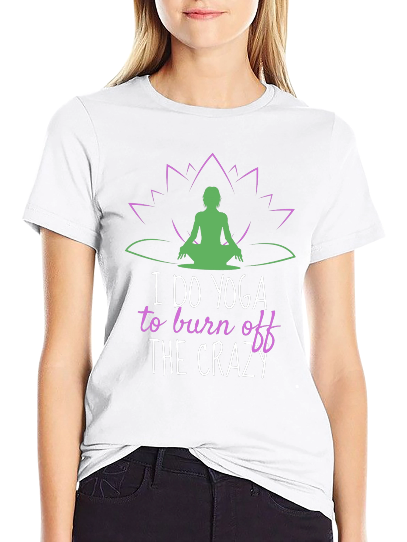 Yoga Crazy Graphic Tee - Relax & Recharge T-Shirt