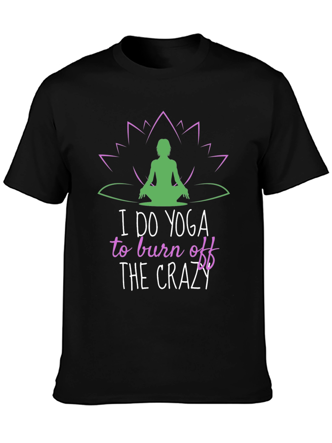 Yoga Crazy Graphic Tee - Relax & Recharge T-Shirt