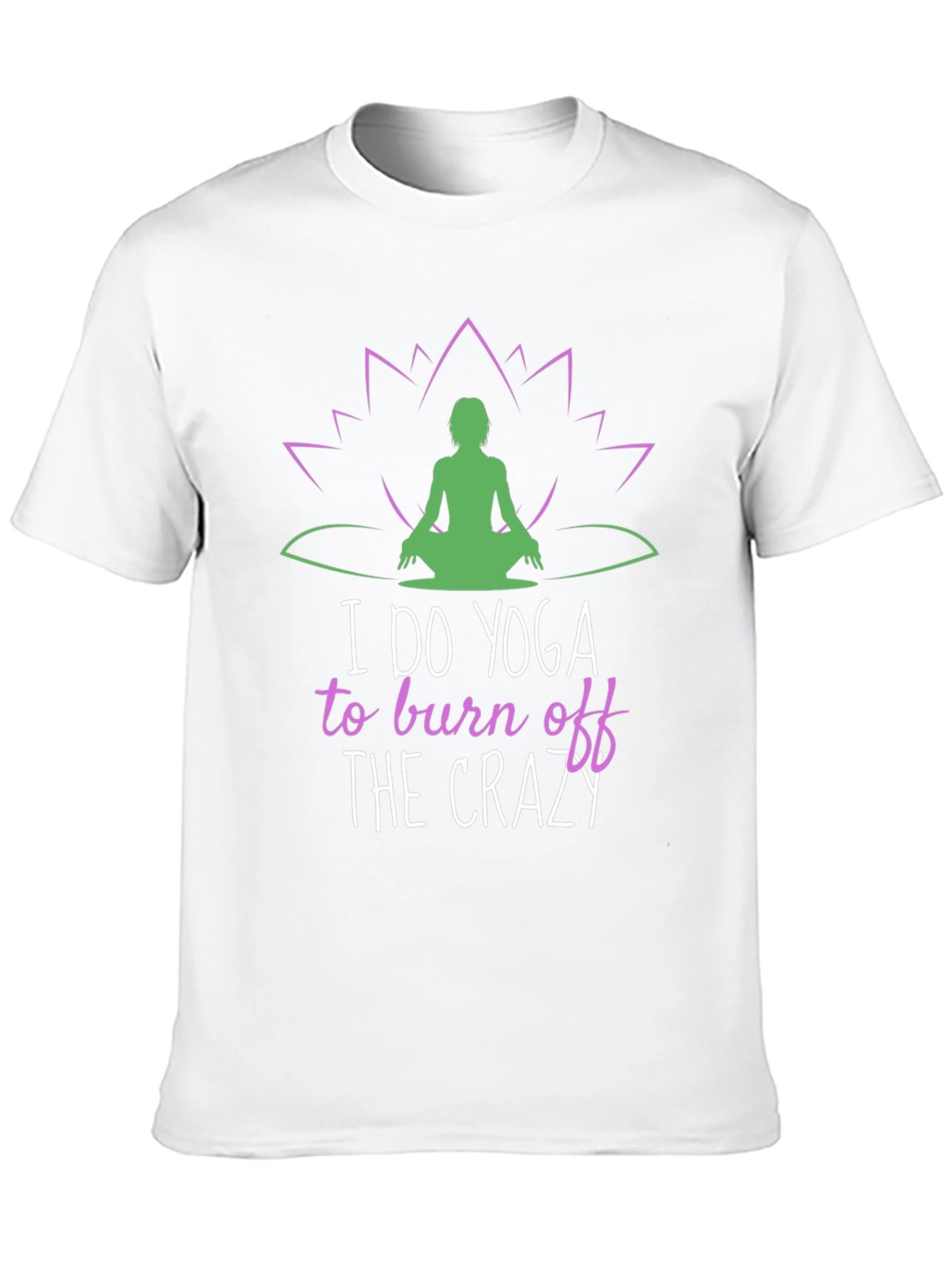 Yoga Crazy Graphic Tee - Relax & Recharge T-Shirt