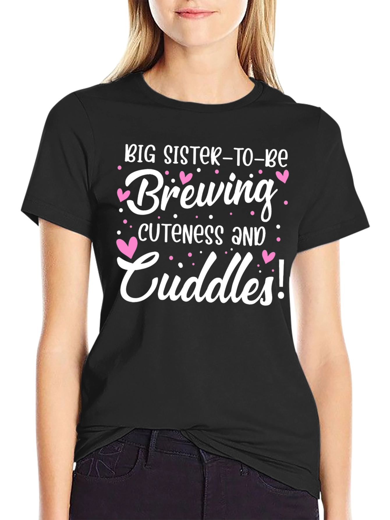 Big Sister-to-Be Pregnancy Announcement T-Shirt