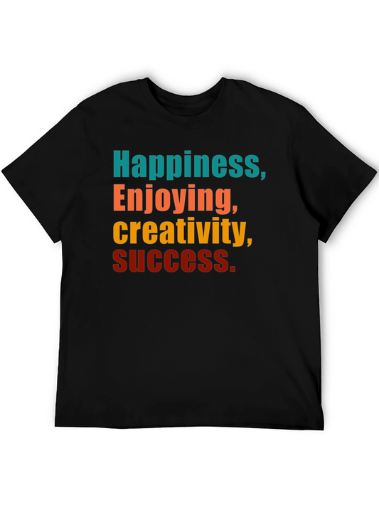 Happiness Creativity Success Graphic T-Shirt