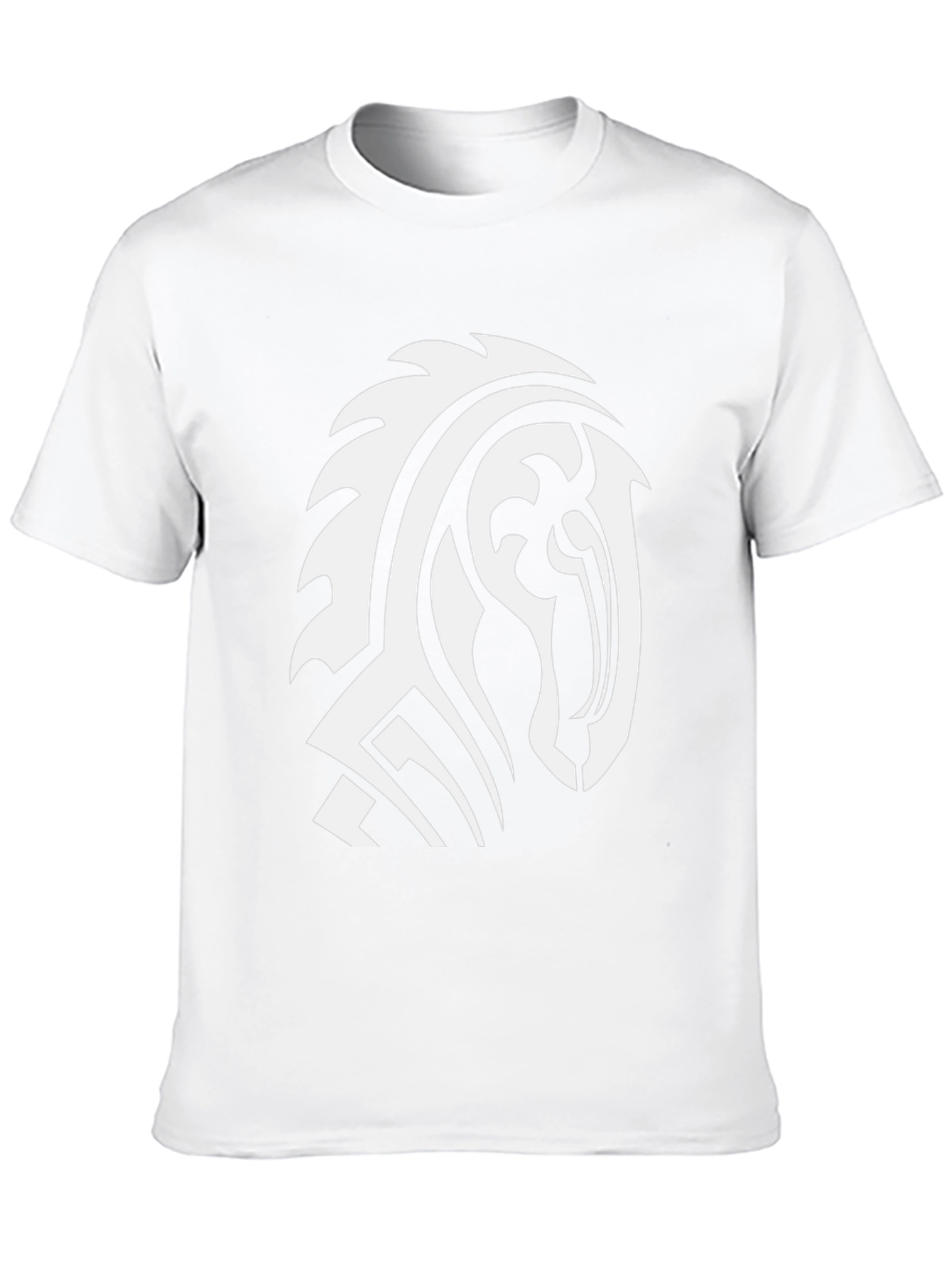Tribal Horse Graphic Tee - Stylish Black T-Shirt