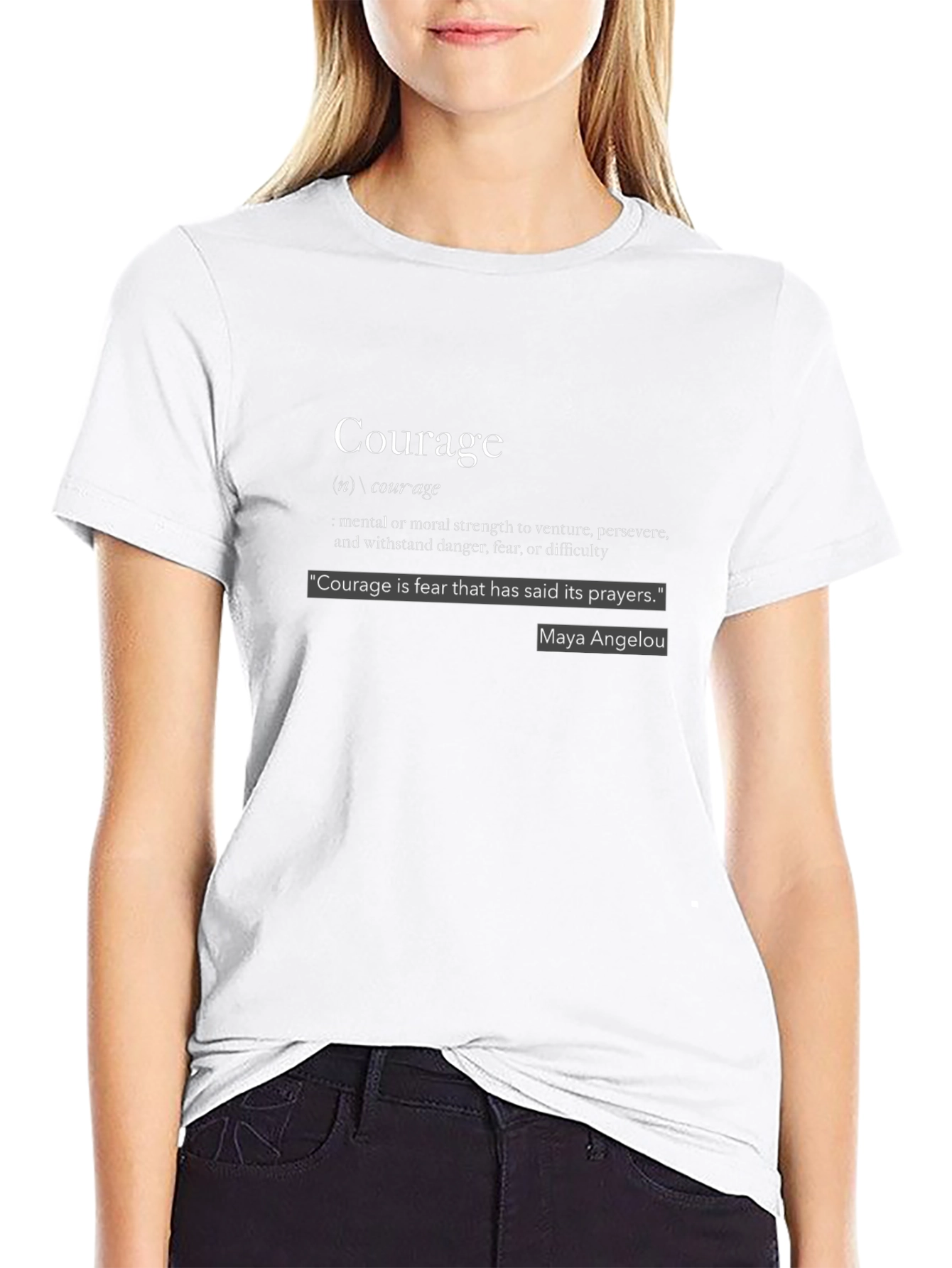 Courage Definition Graphic T-Shirt