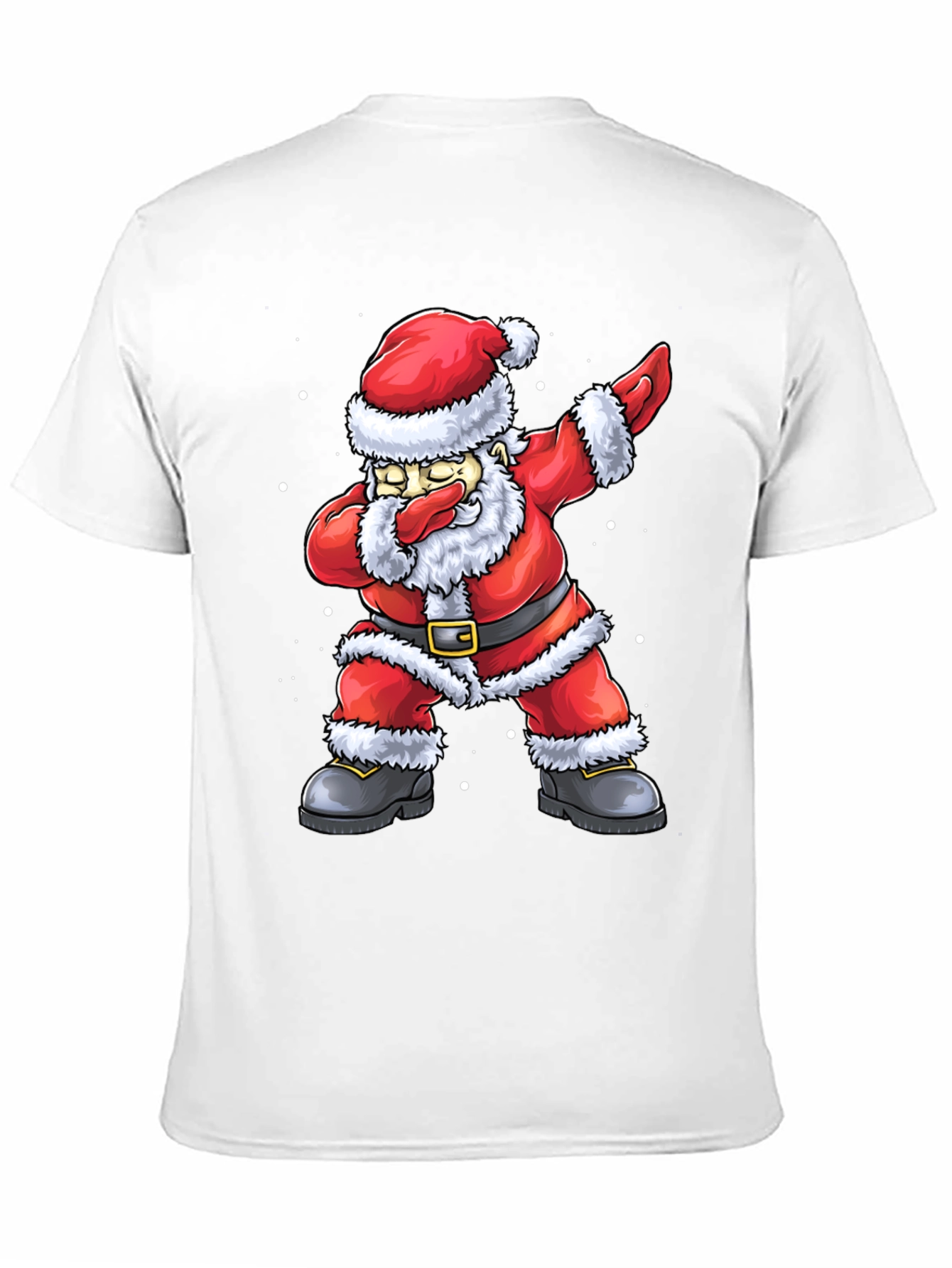 Dabbing Santa Graphic Tee - Holiday Fun