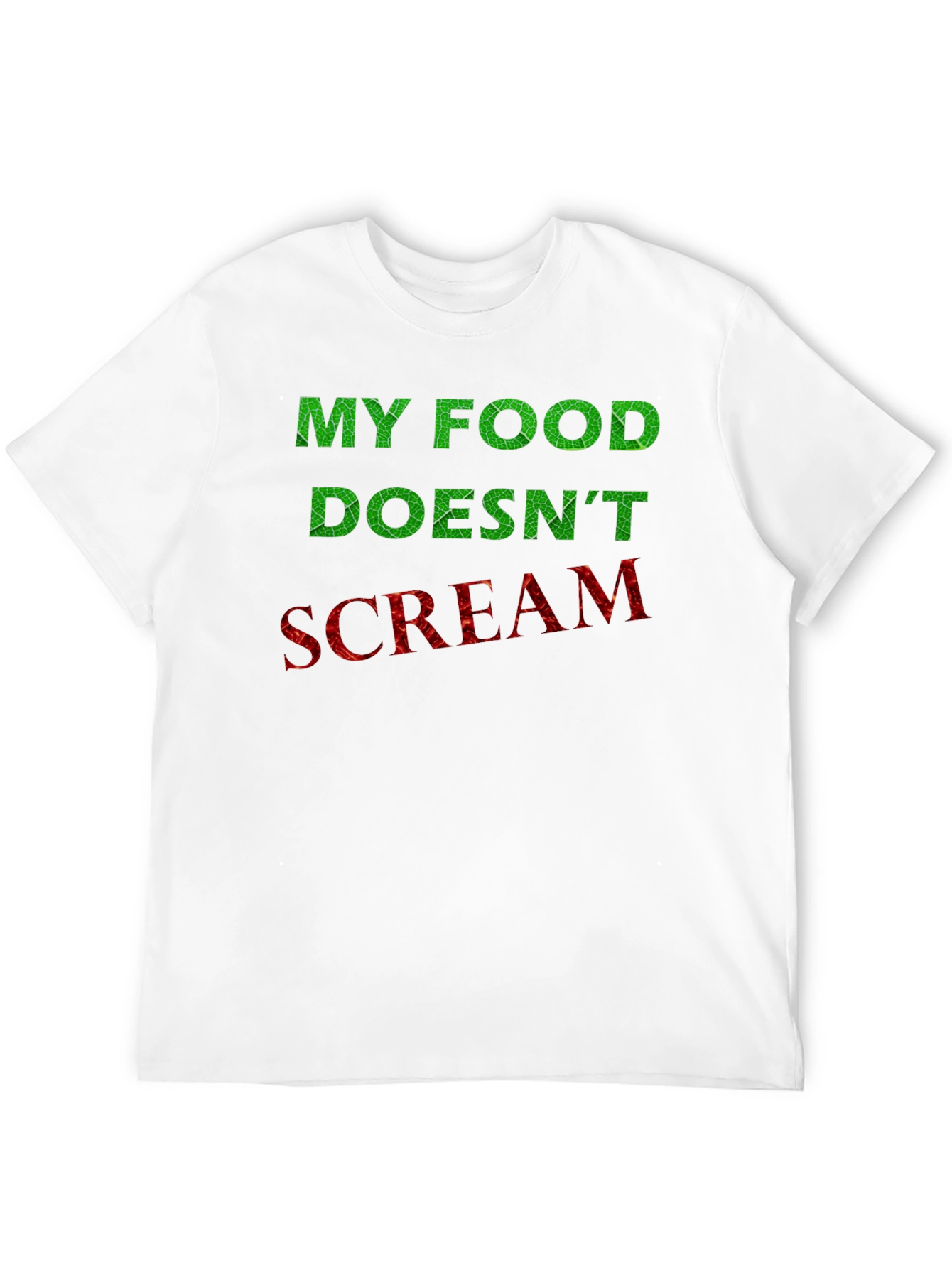 My Food Doesnt Scream Vegan T-Shirt