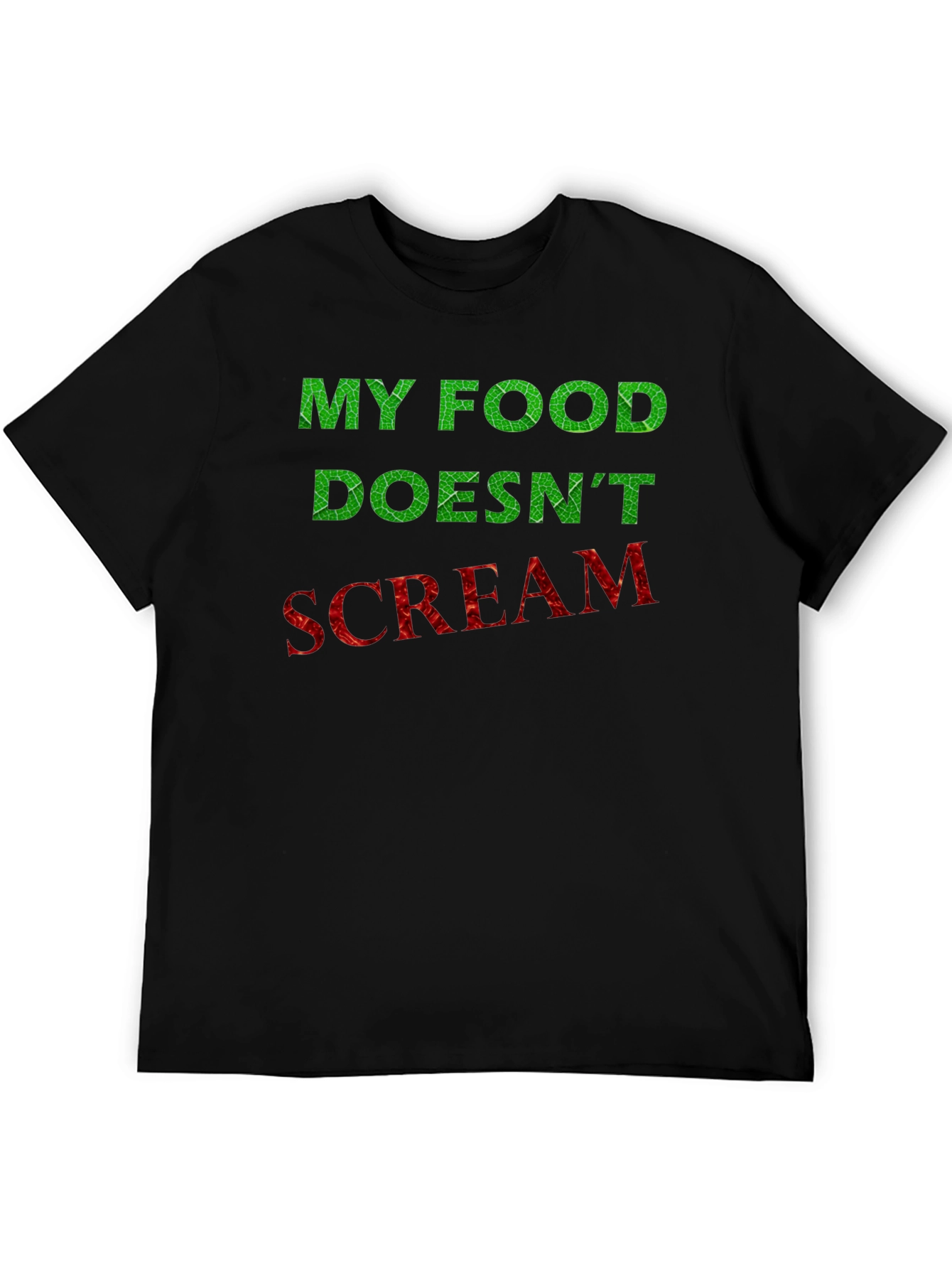 My Food Doesnt Scream Vegan T-Shirt