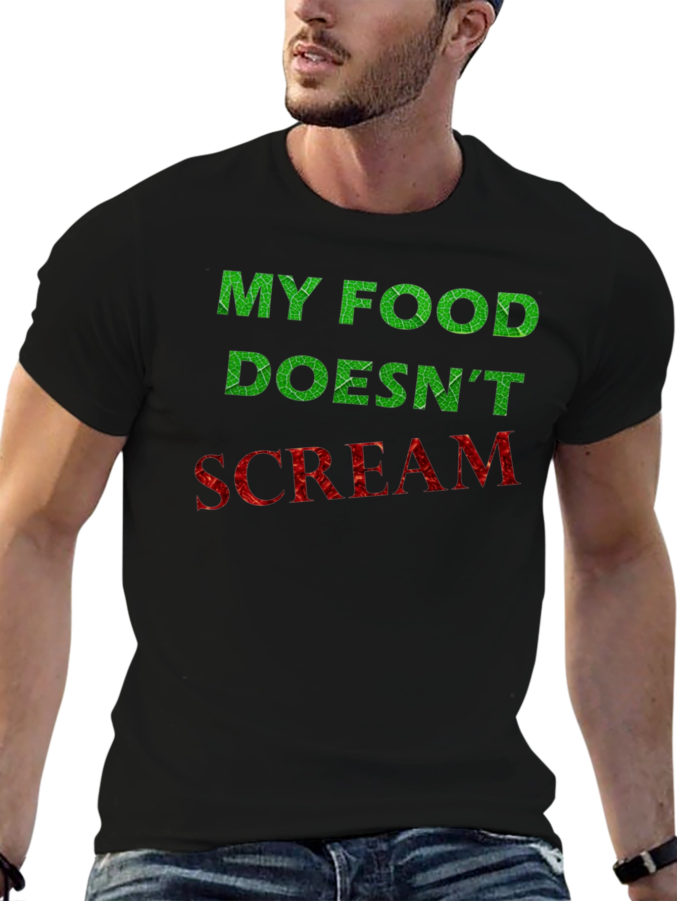 My Food Doesnt Scream Vegan T-Shirt