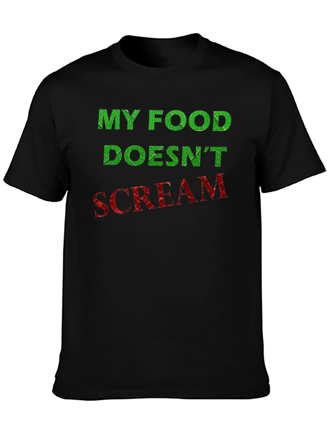 My Food Doesnt Scream Vegan T-Shirt