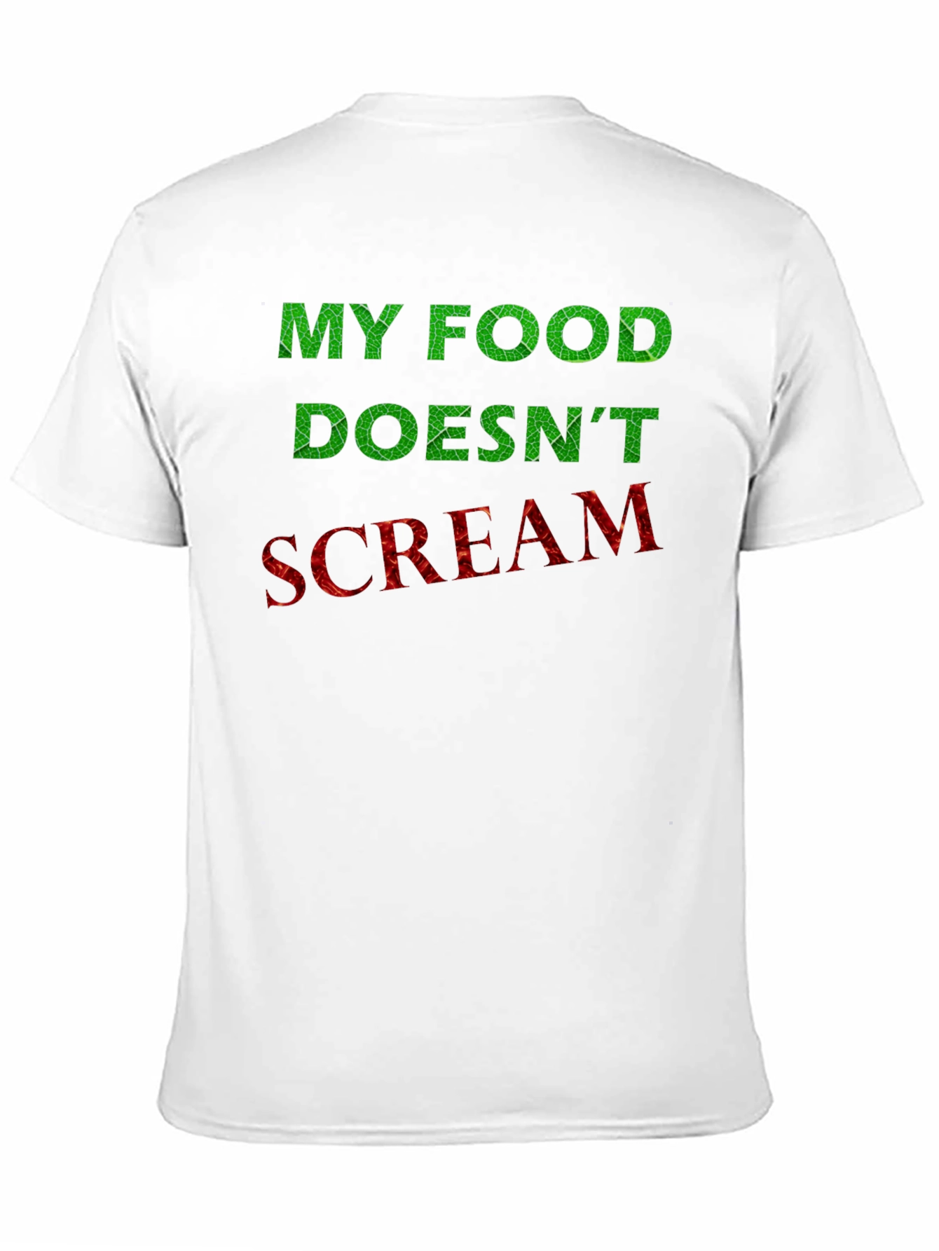 My Food Doesnt Scream Vegan T-Shirt