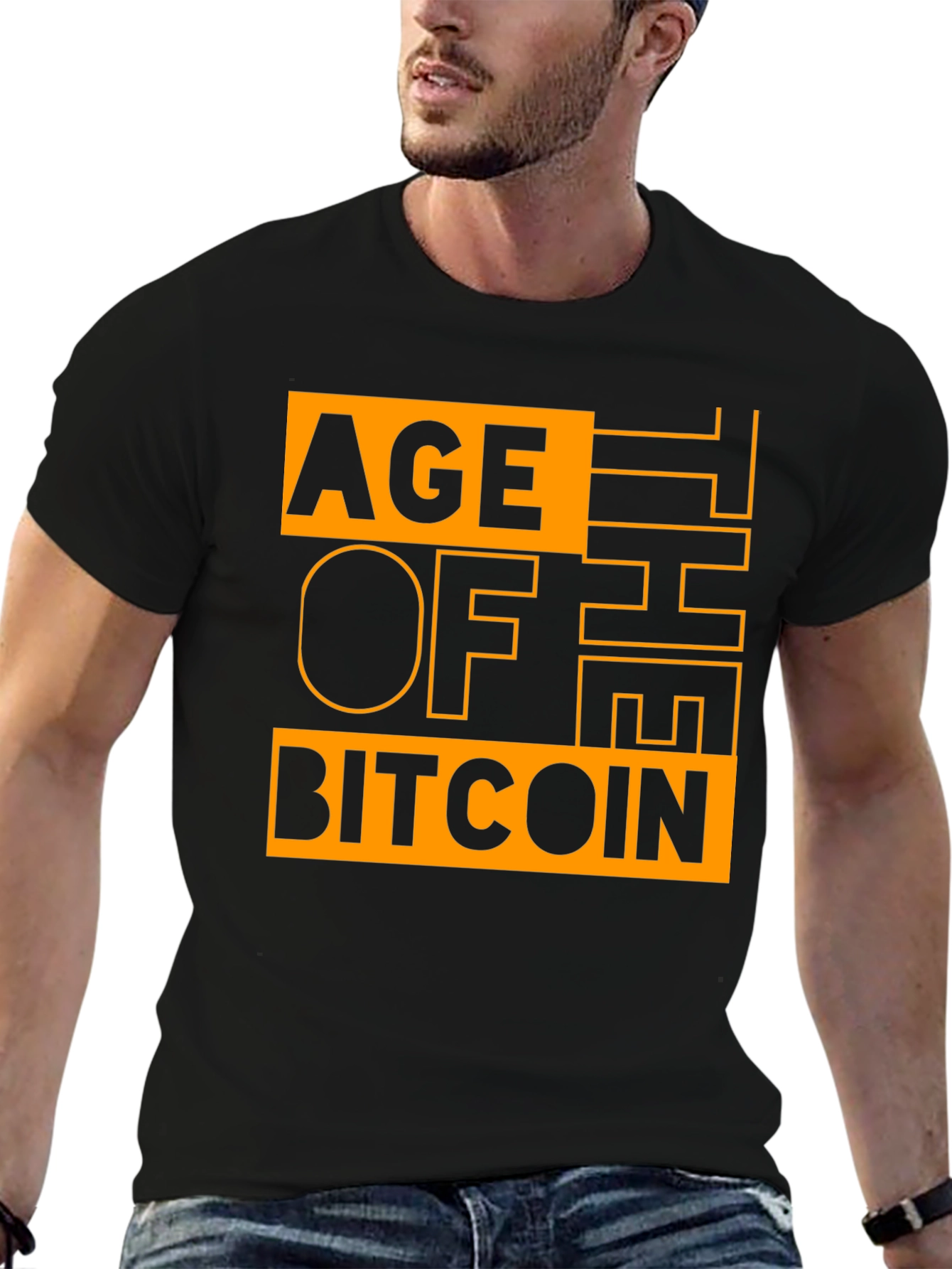 Age of Bitcoin Graphic Print T-Shirt