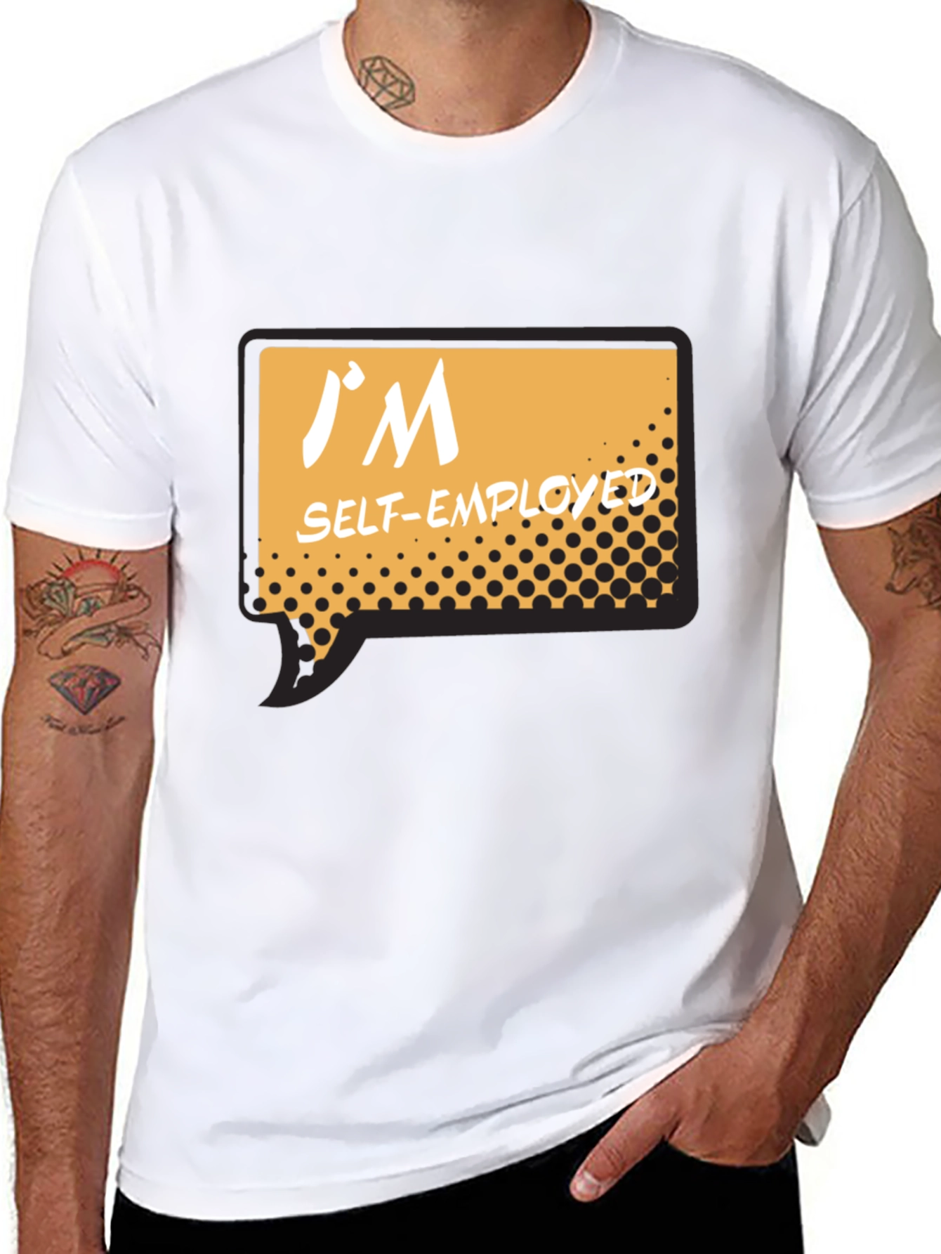 Im Self Employed Black T-Shirt