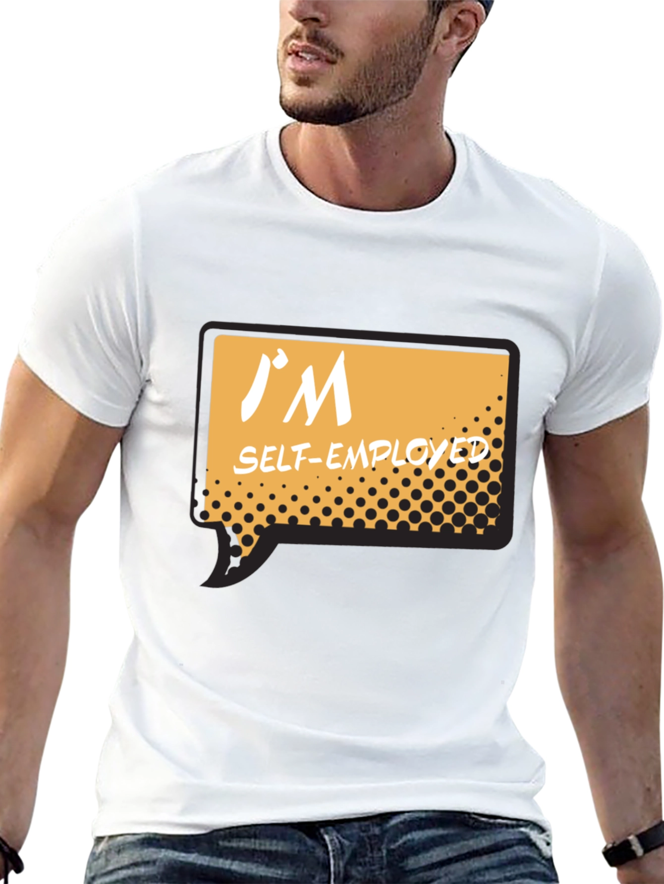 Im Self Employed Black T-Shirt