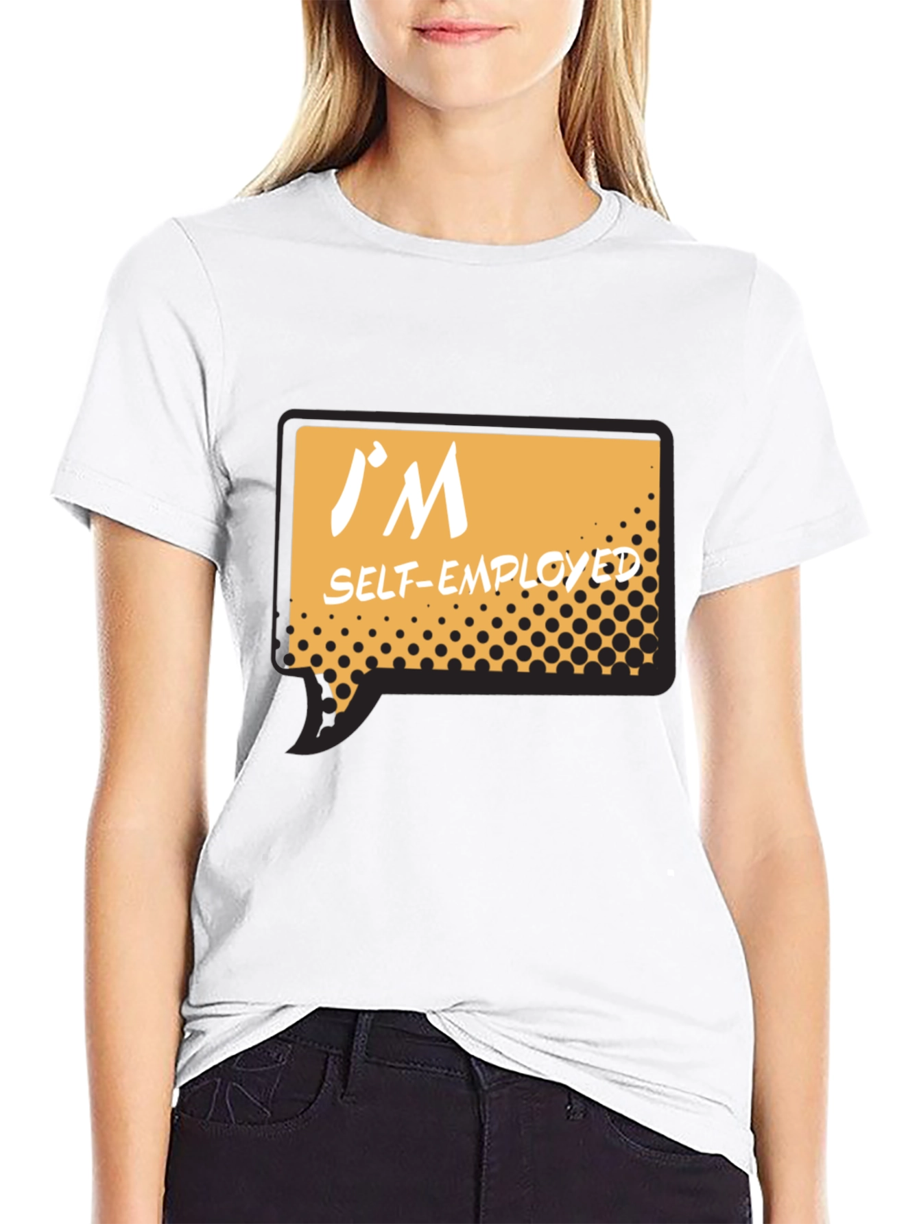 Im Self Employed Black T-Shirt