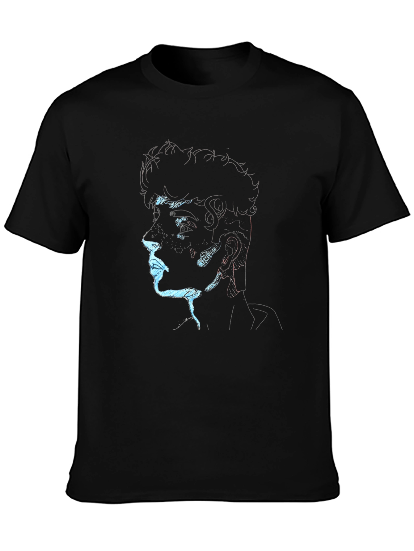 Abstract Portrait Graphic T-Shirt