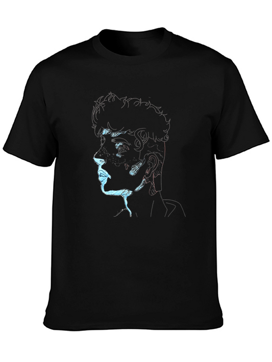 Abstract Portrait Graphic T-Shirt