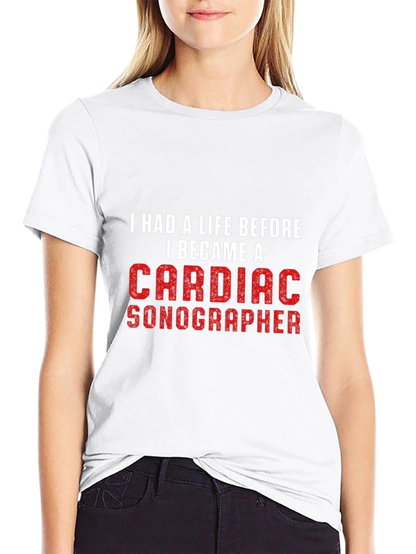 Cardiac Sonographer T-Shirt - Funny Profession Tee