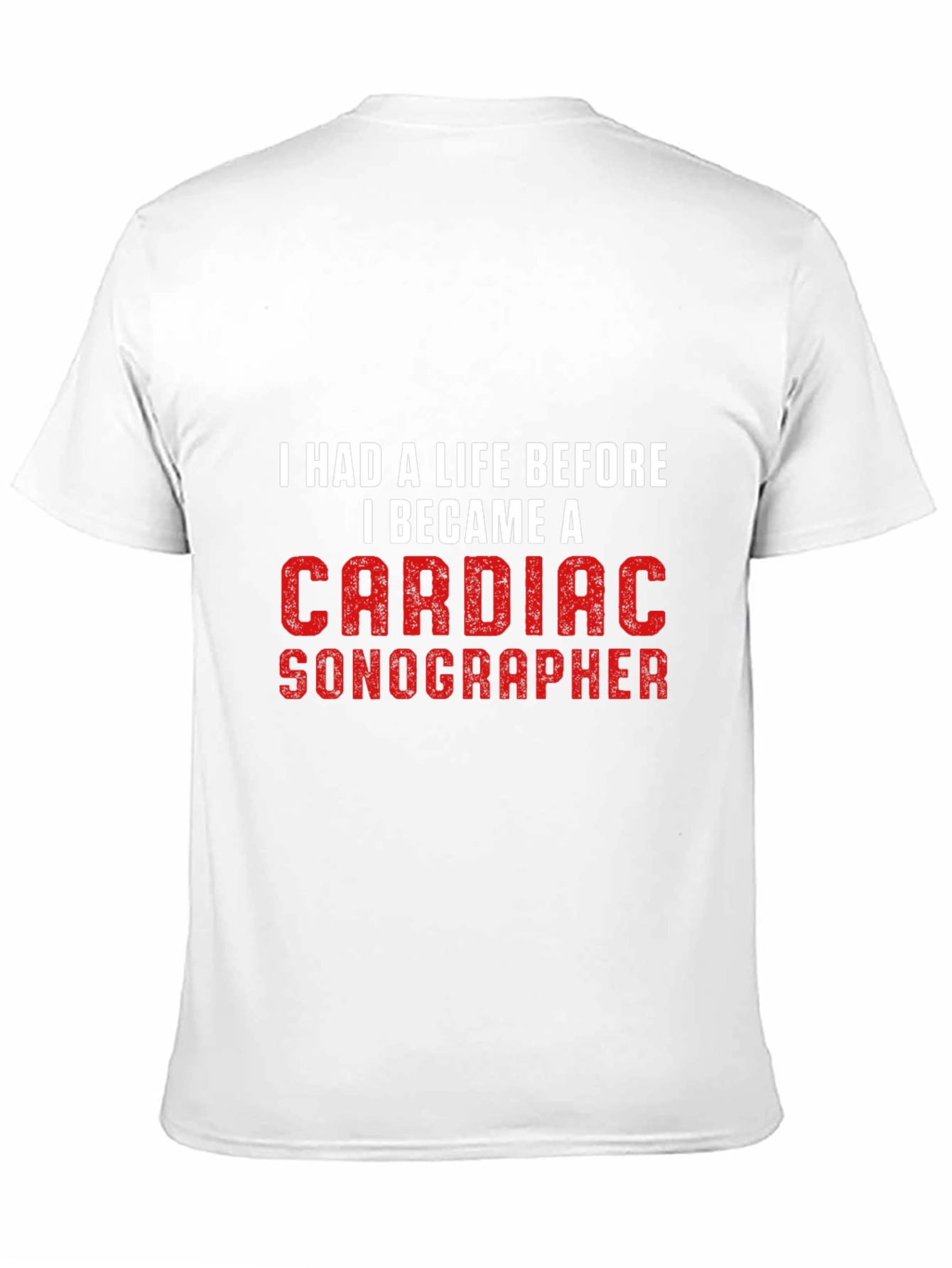 Cardiac Sonographer T-Shirt - Funny Profession Tee