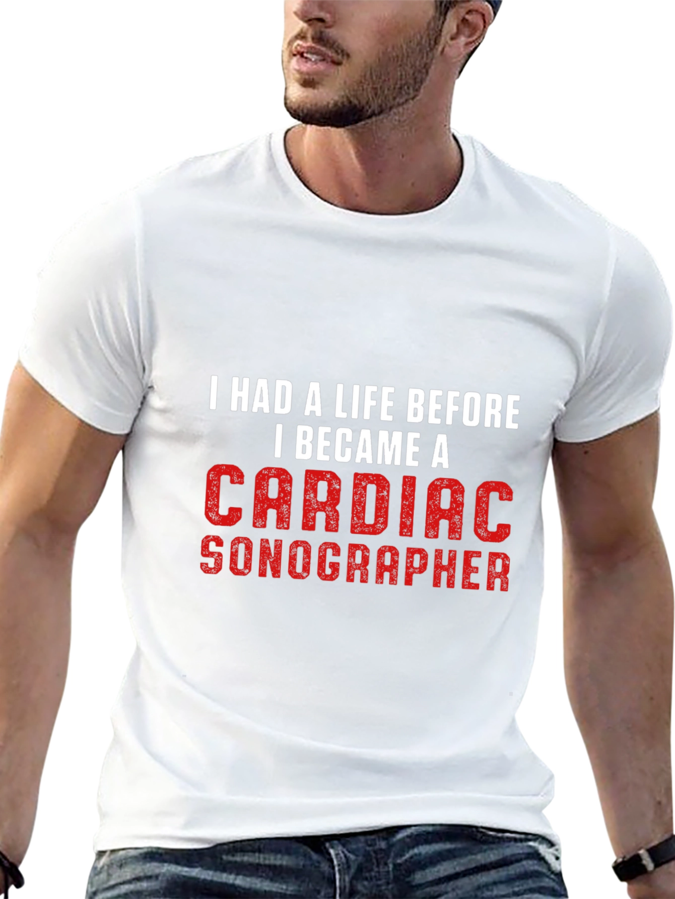 Cardiac Sonographer T-Shirt - Funny Profession Tee