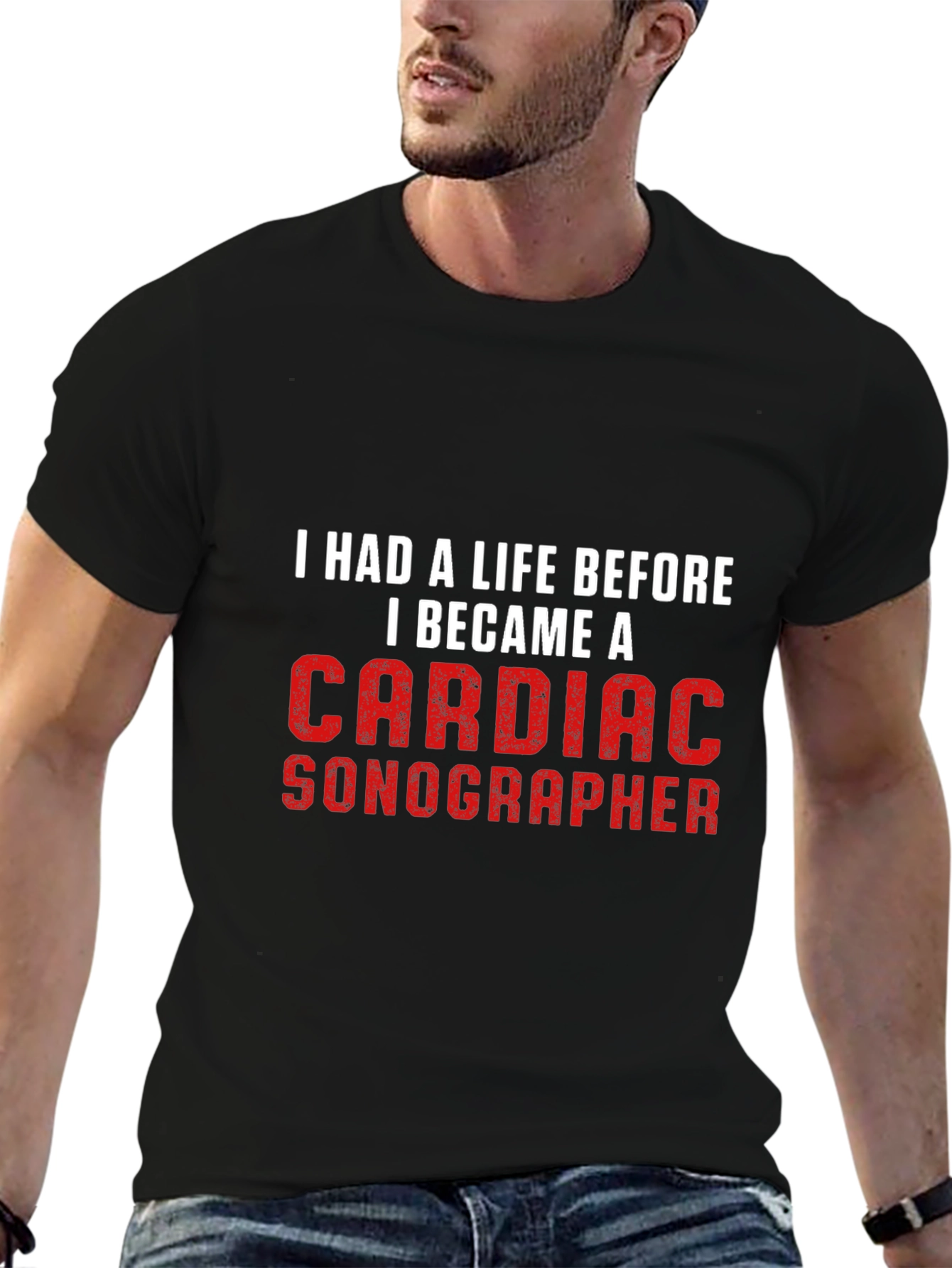 Cardiac Sonographer T-Shirt - Funny Profession Tee