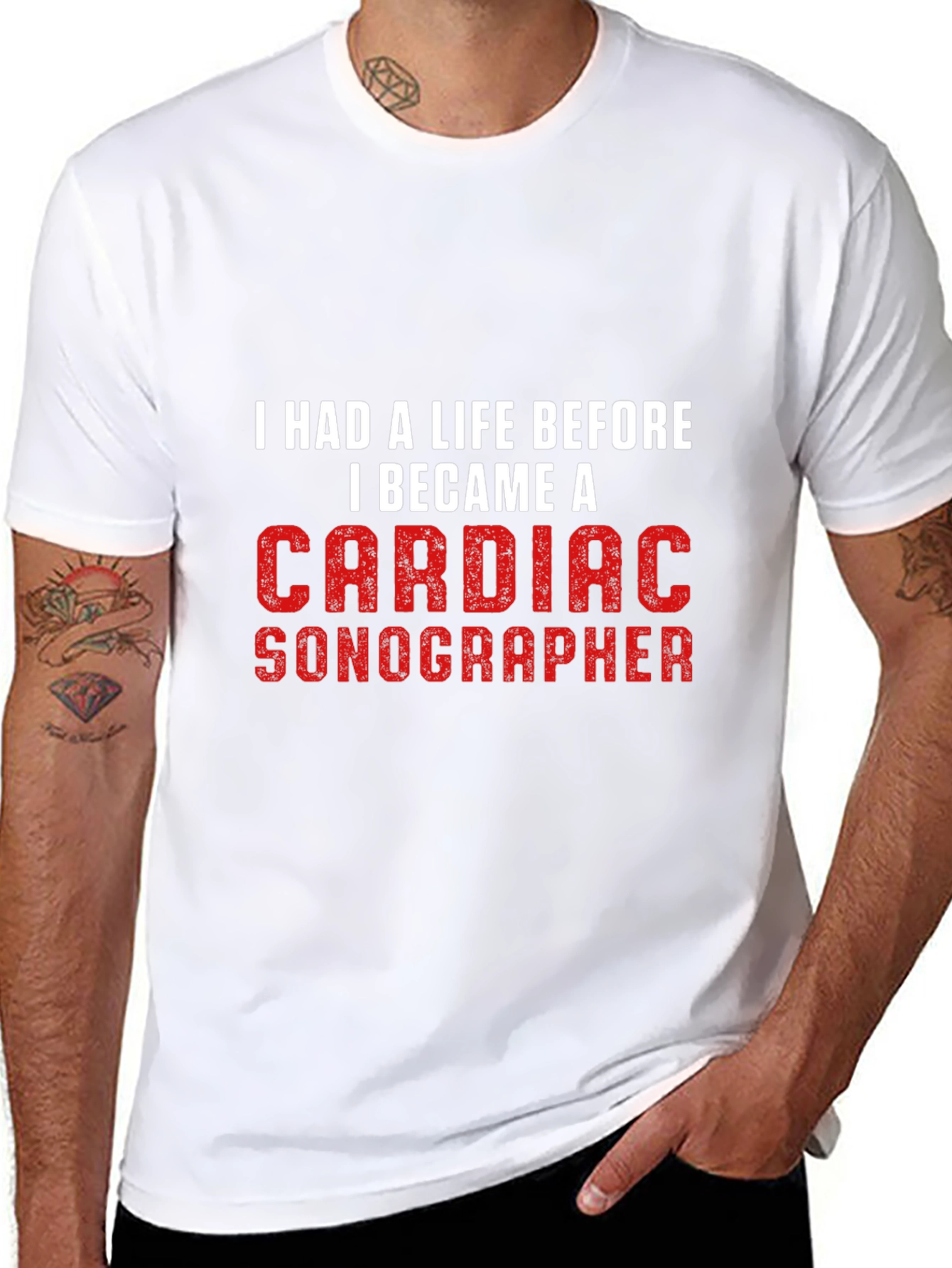 Cardiac Sonographer T-Shirt - Funny Profession Tee