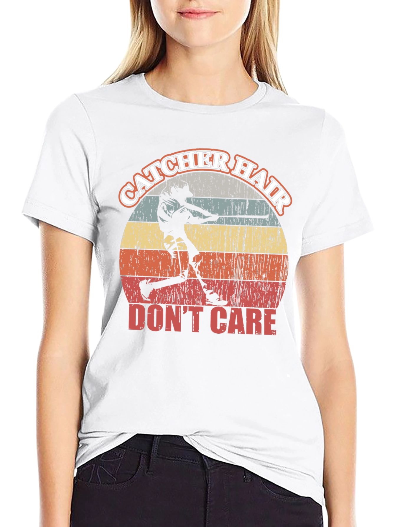 Catcher Hair Dont Care Graphic Tee