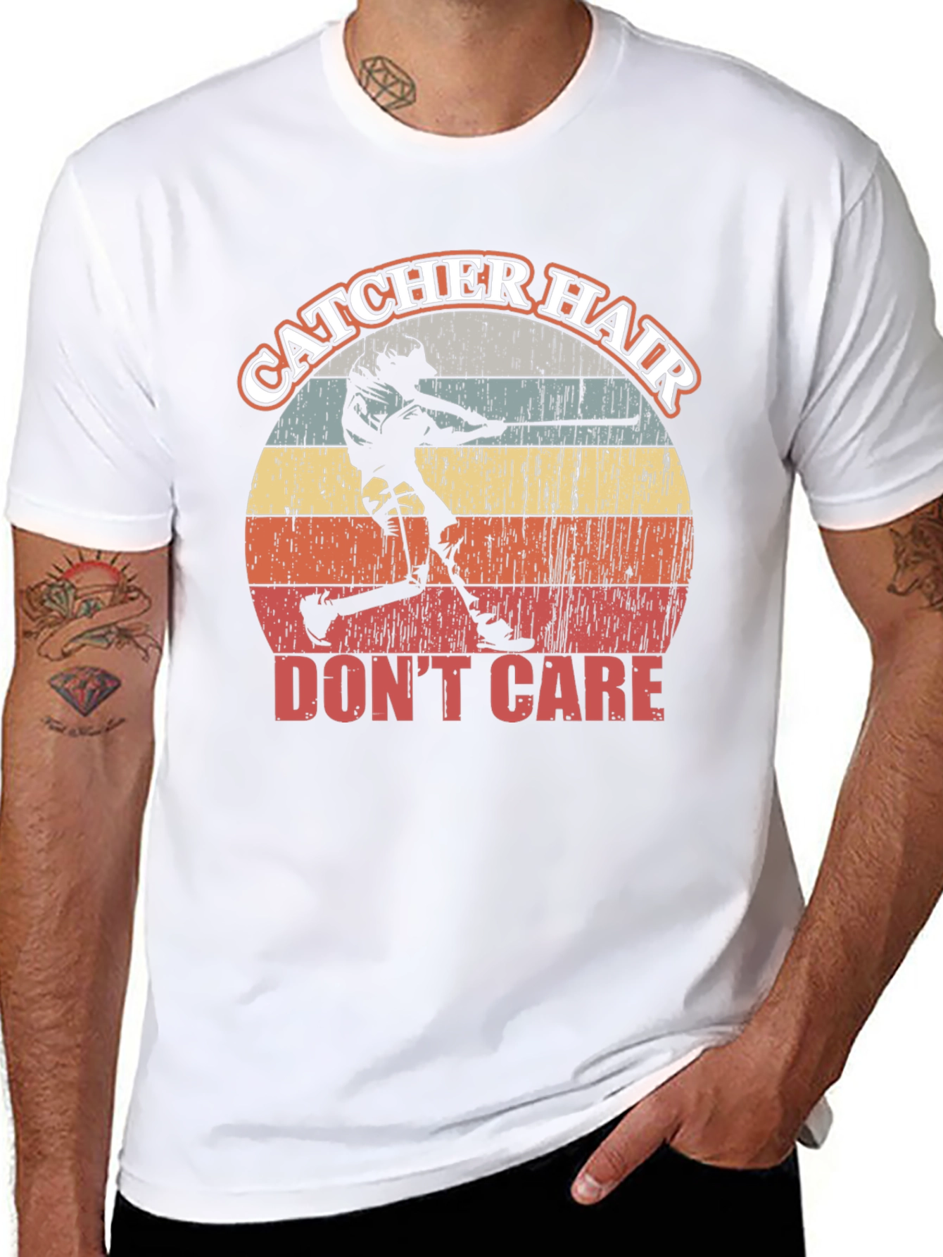 Catcher Hair Dont Care Graphic Tee