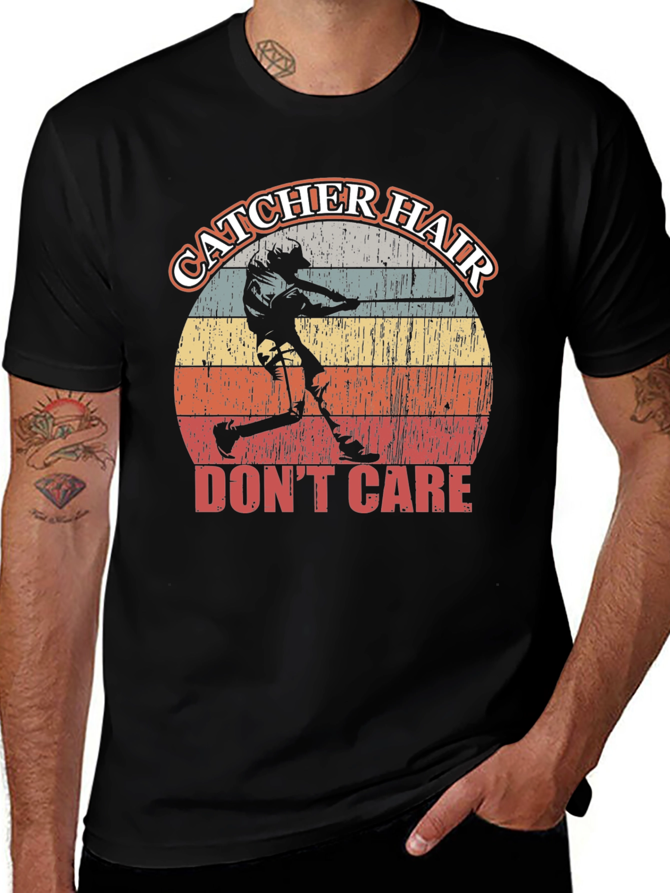 Catcher Hair Dont Care Graphic Tee