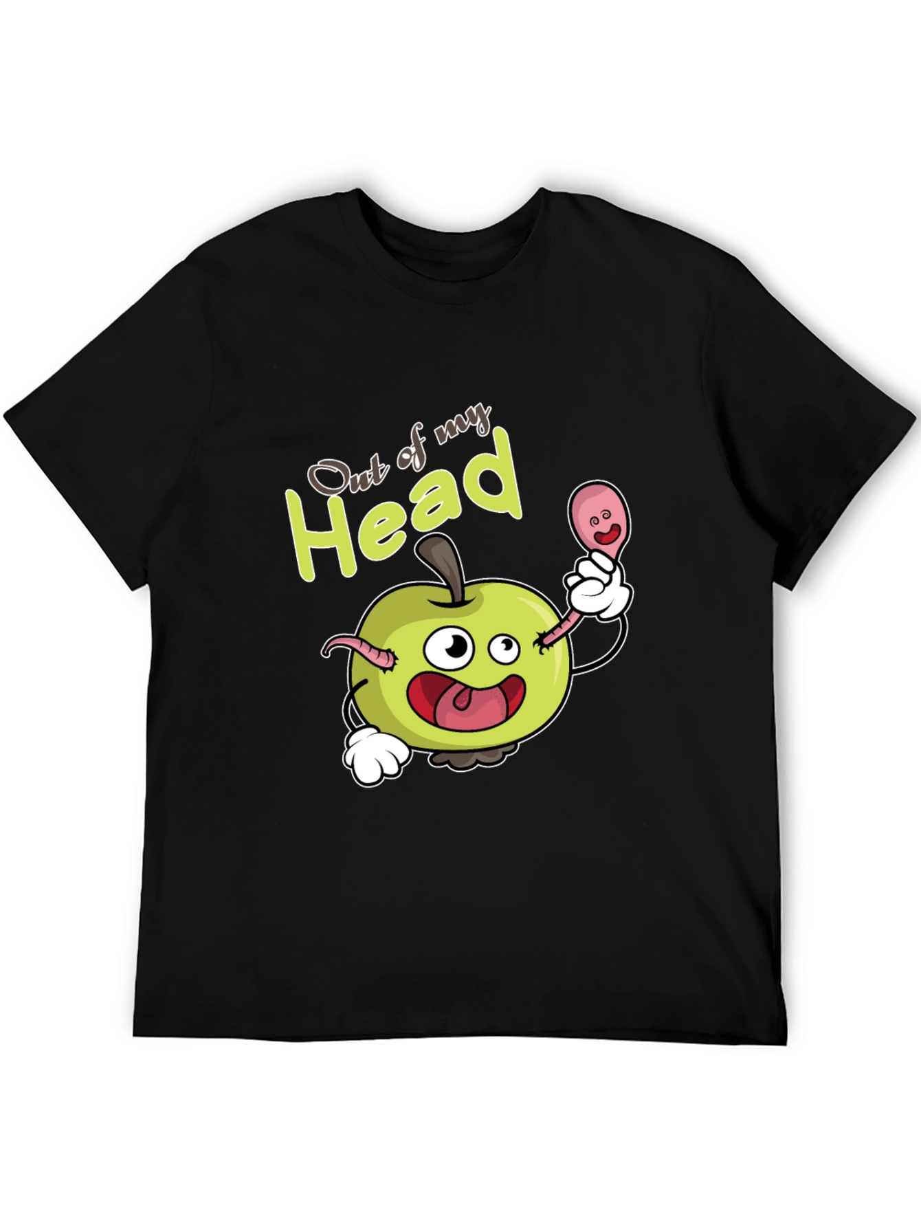 Out of my Head Apple Cartoon Tee
