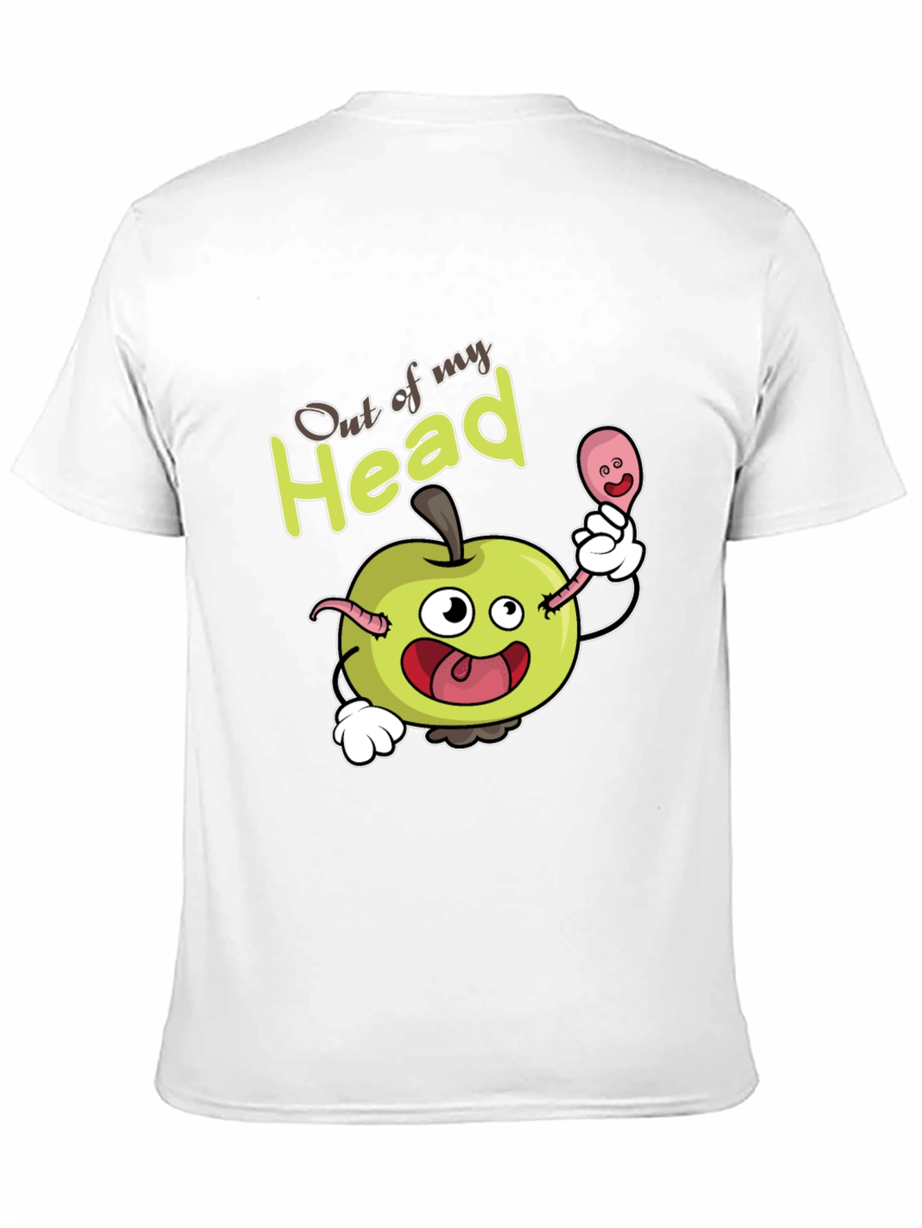 Out of my Head Apple Cartoon Tee