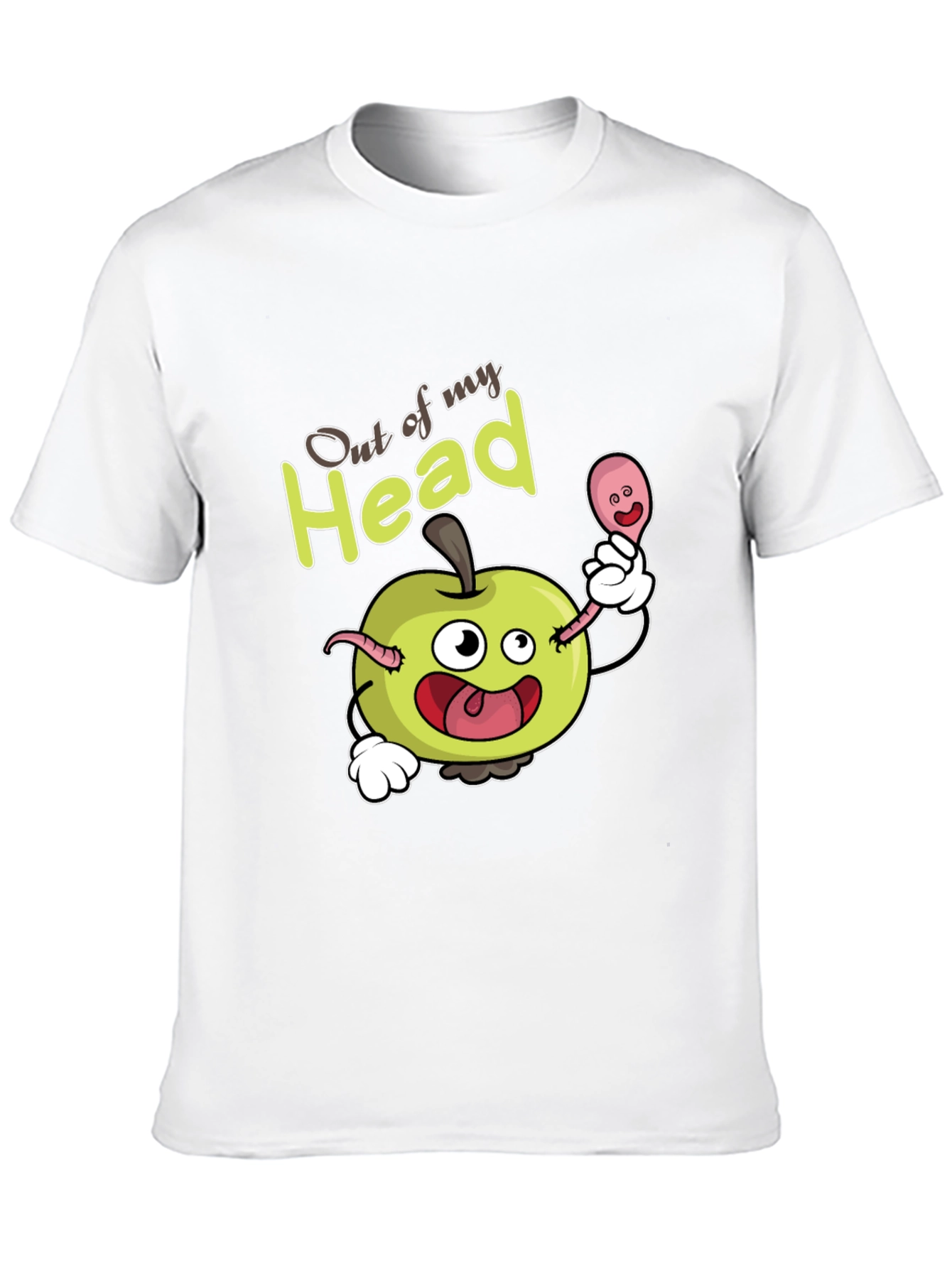 Out of my Head Apple Cartoon Tee
