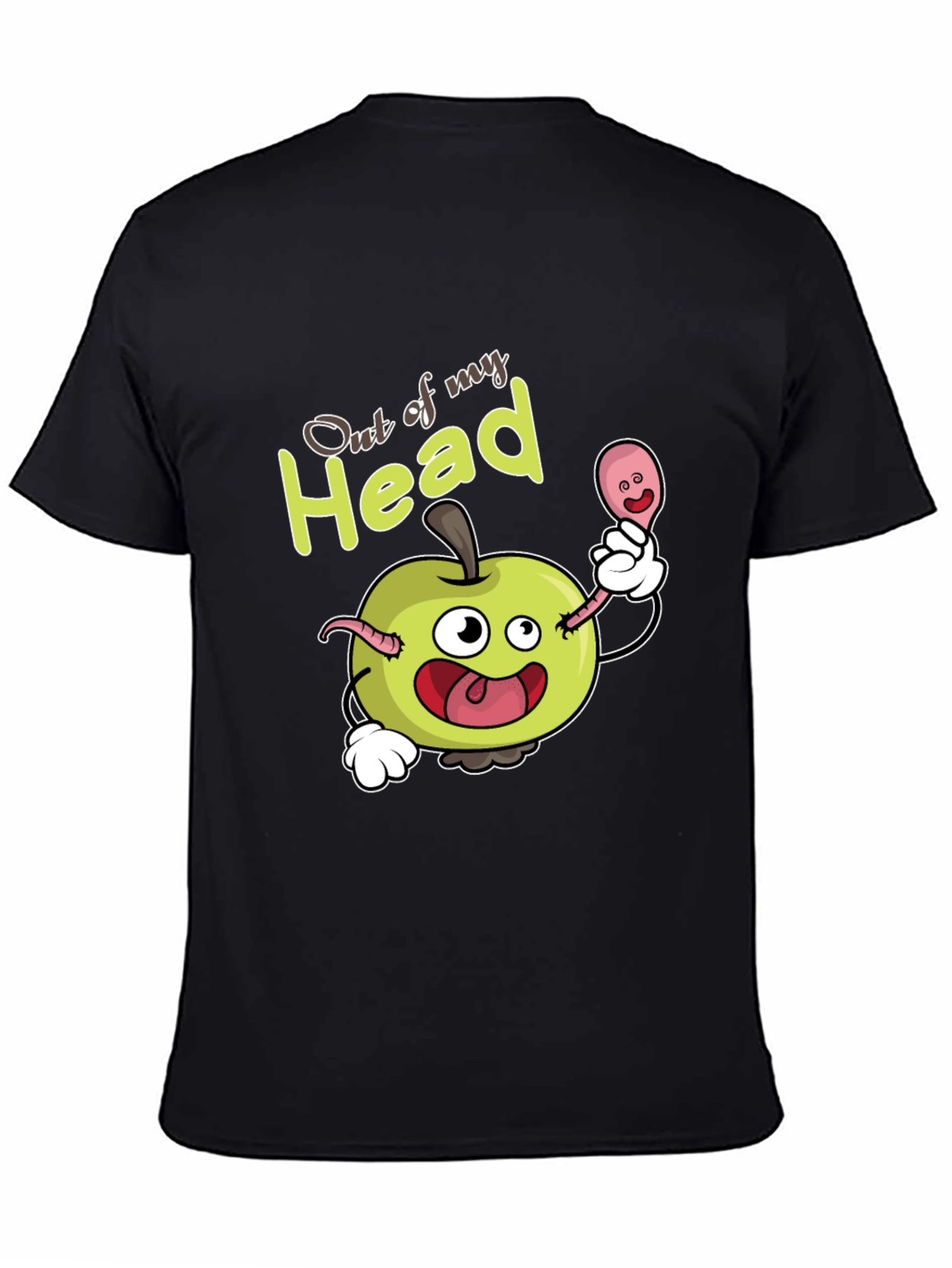 Out of my Head Apple Cartoon Tee