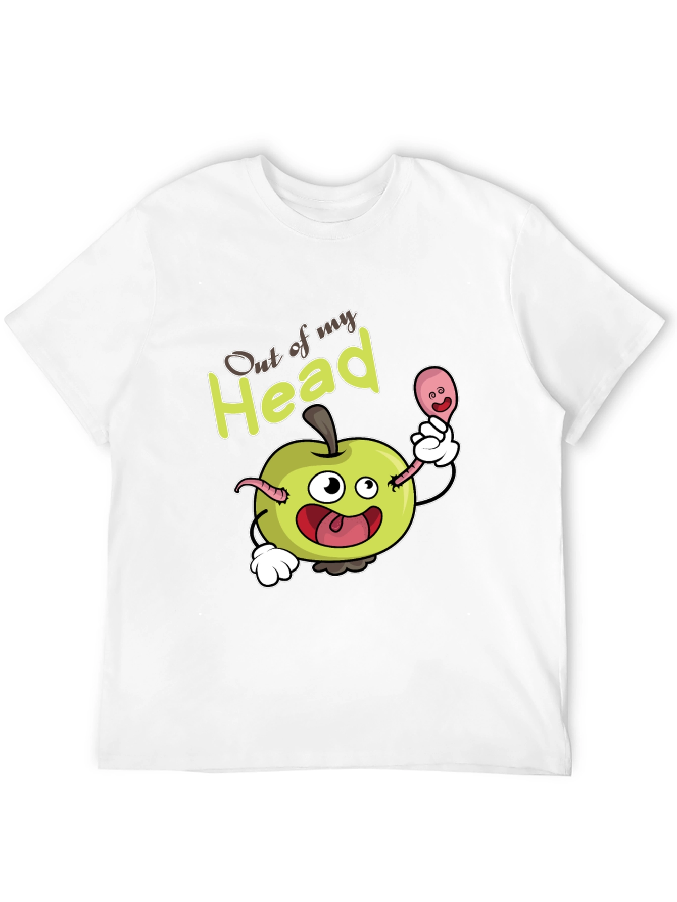 Out of my Head Apple Cartoon Tee