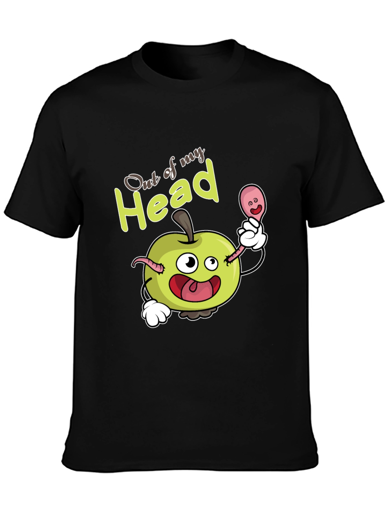 Out of my Head Apple Cartoon Tee