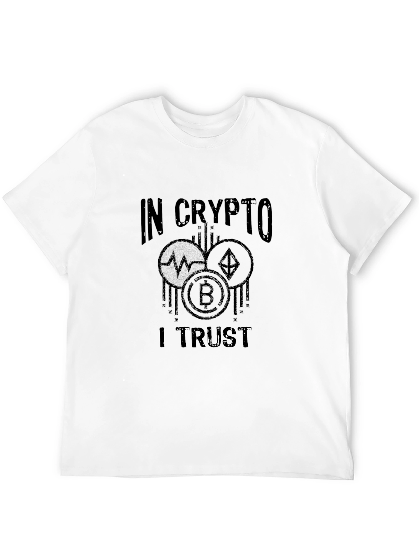 In Crypto I Trust T-Shirt - Bitcoin Ethereum