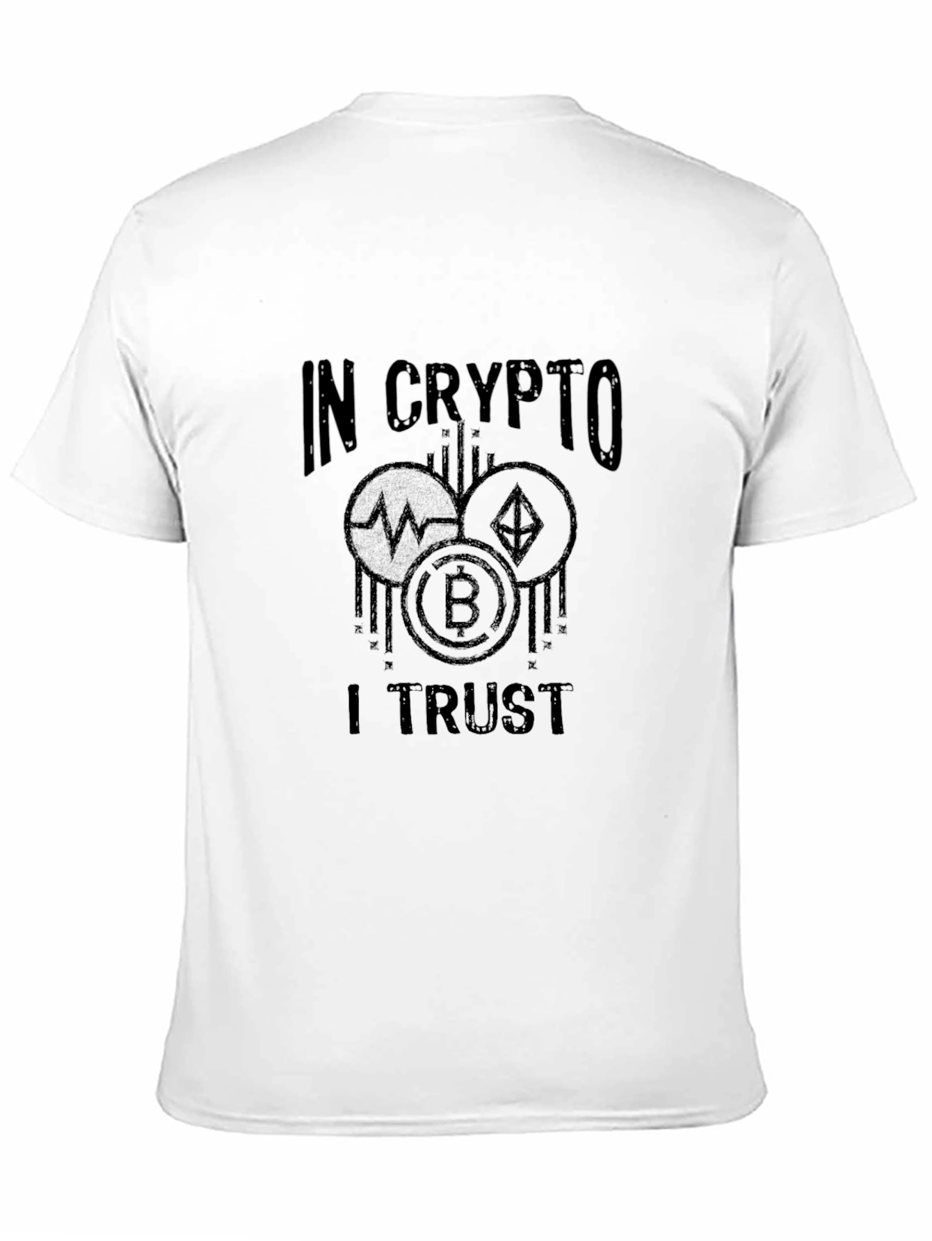 In Crypto I Trust T-Shirt - Bitcoin Ethereum