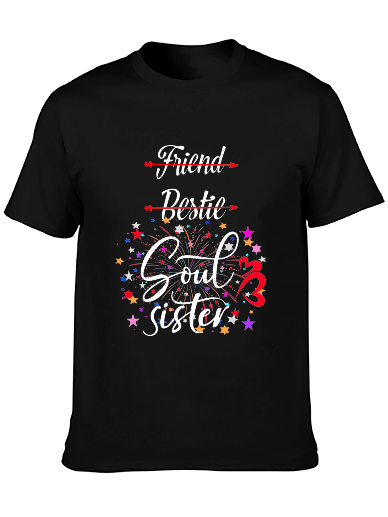 Friend Bestie Soul Sister Graphic Tee