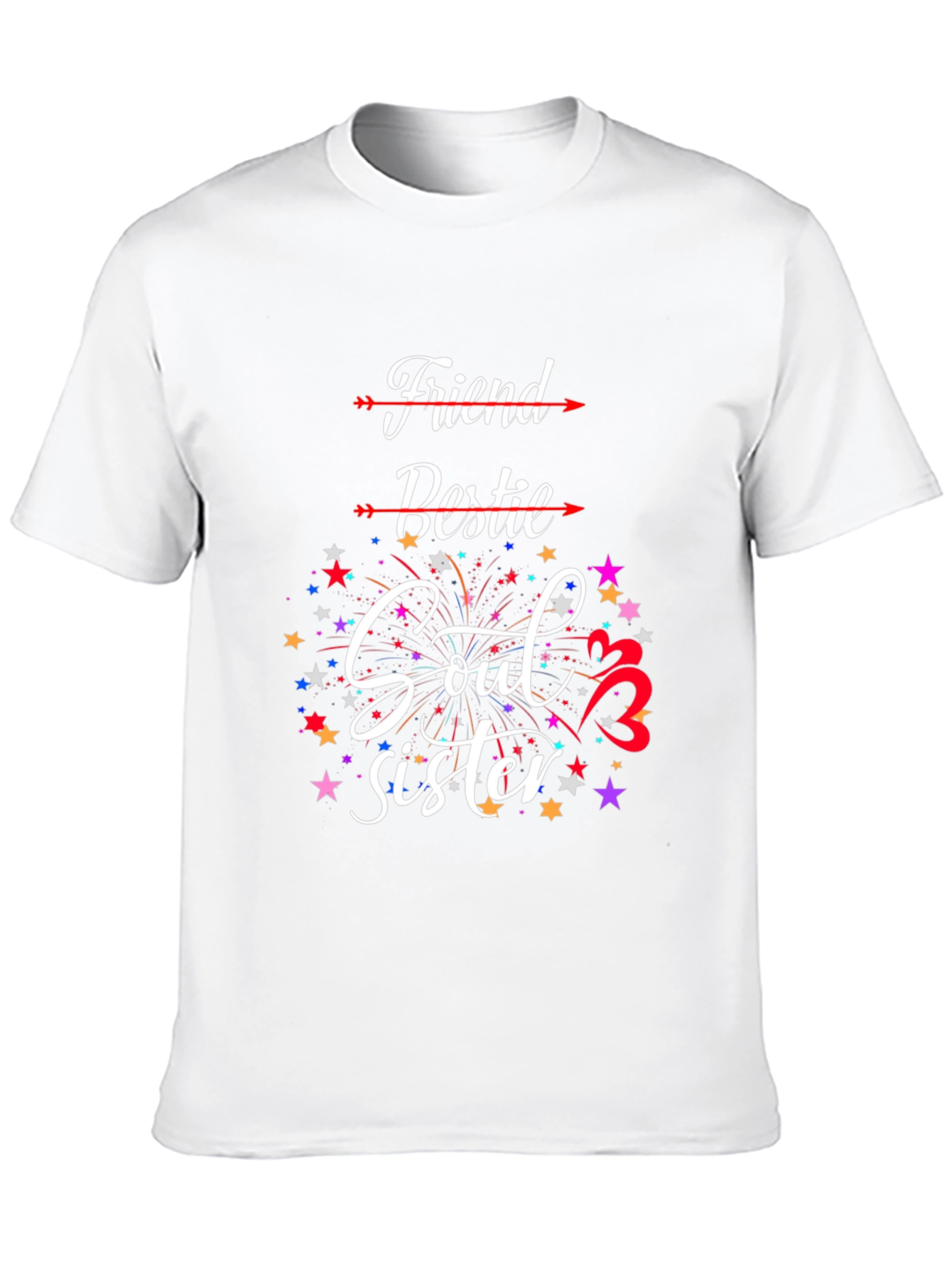 Friend Bestie Soul Sister Graphic Tee
