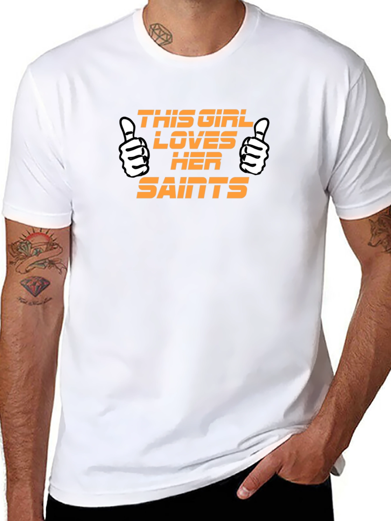 This Girl Loves Her Saints T-Shirt