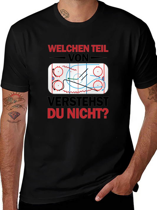 Hockey Play Diagram Graphic T-Shirt