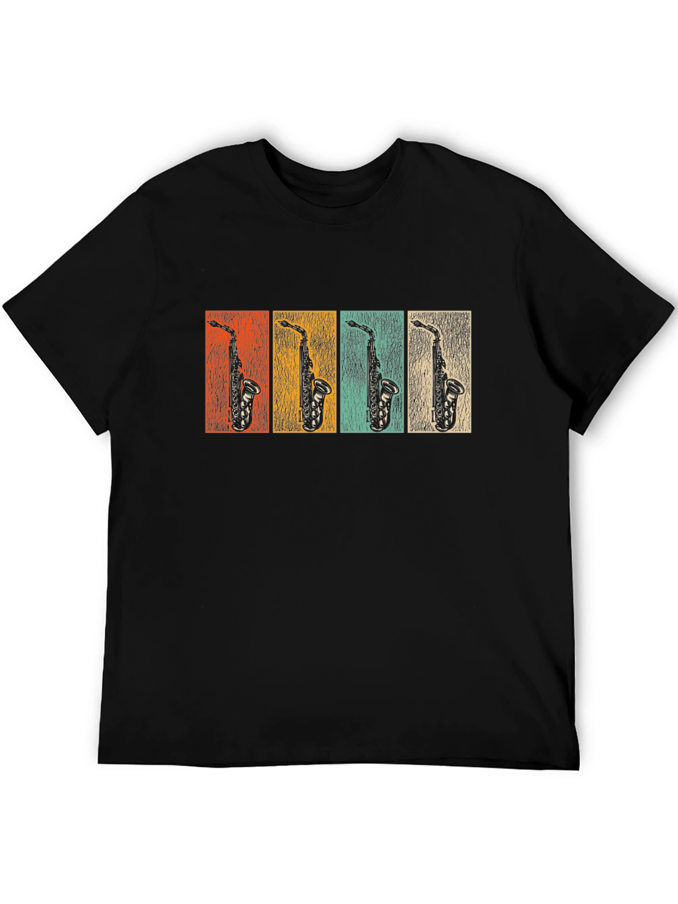 Retro Saxophone Music T-Shirt