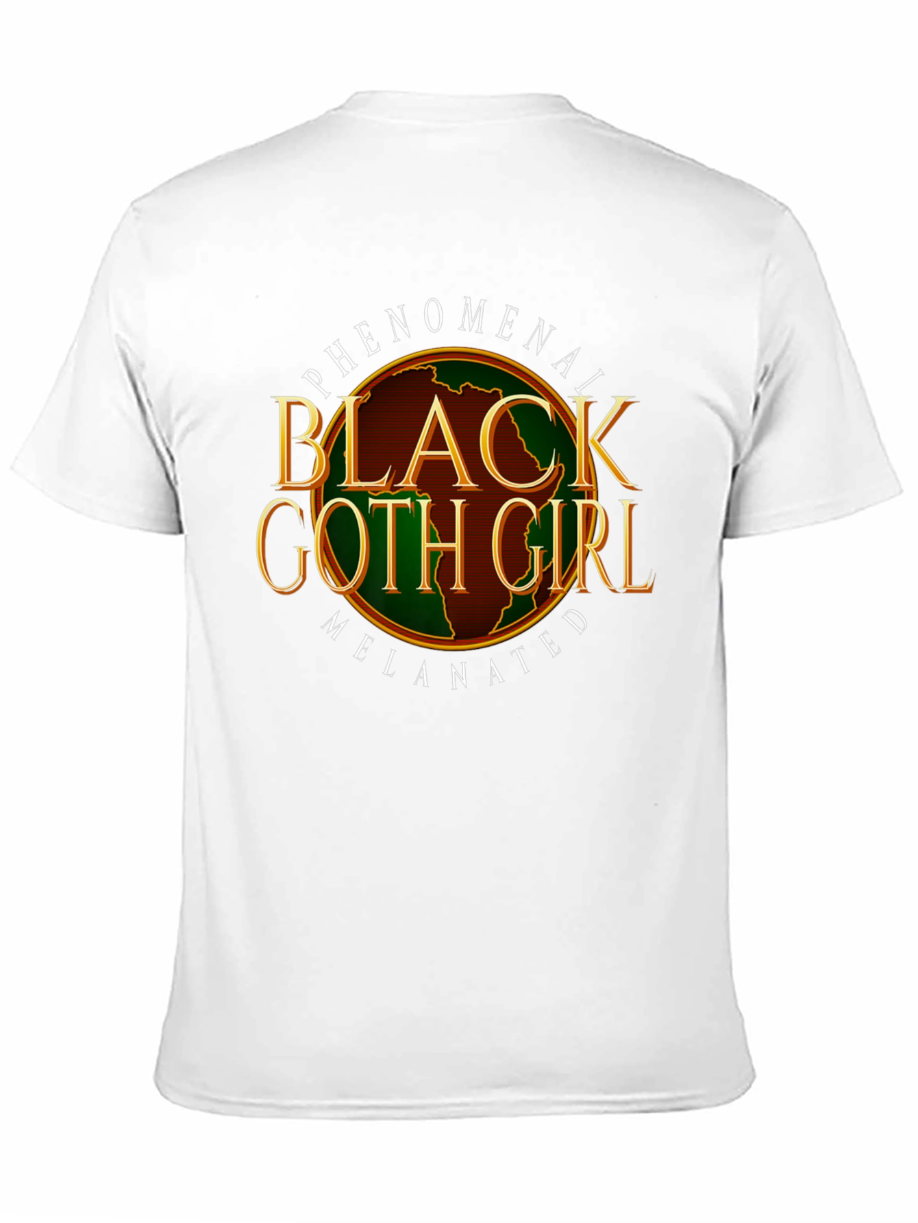 Phenomenal Black Goth Girl Melanin T-Shirt