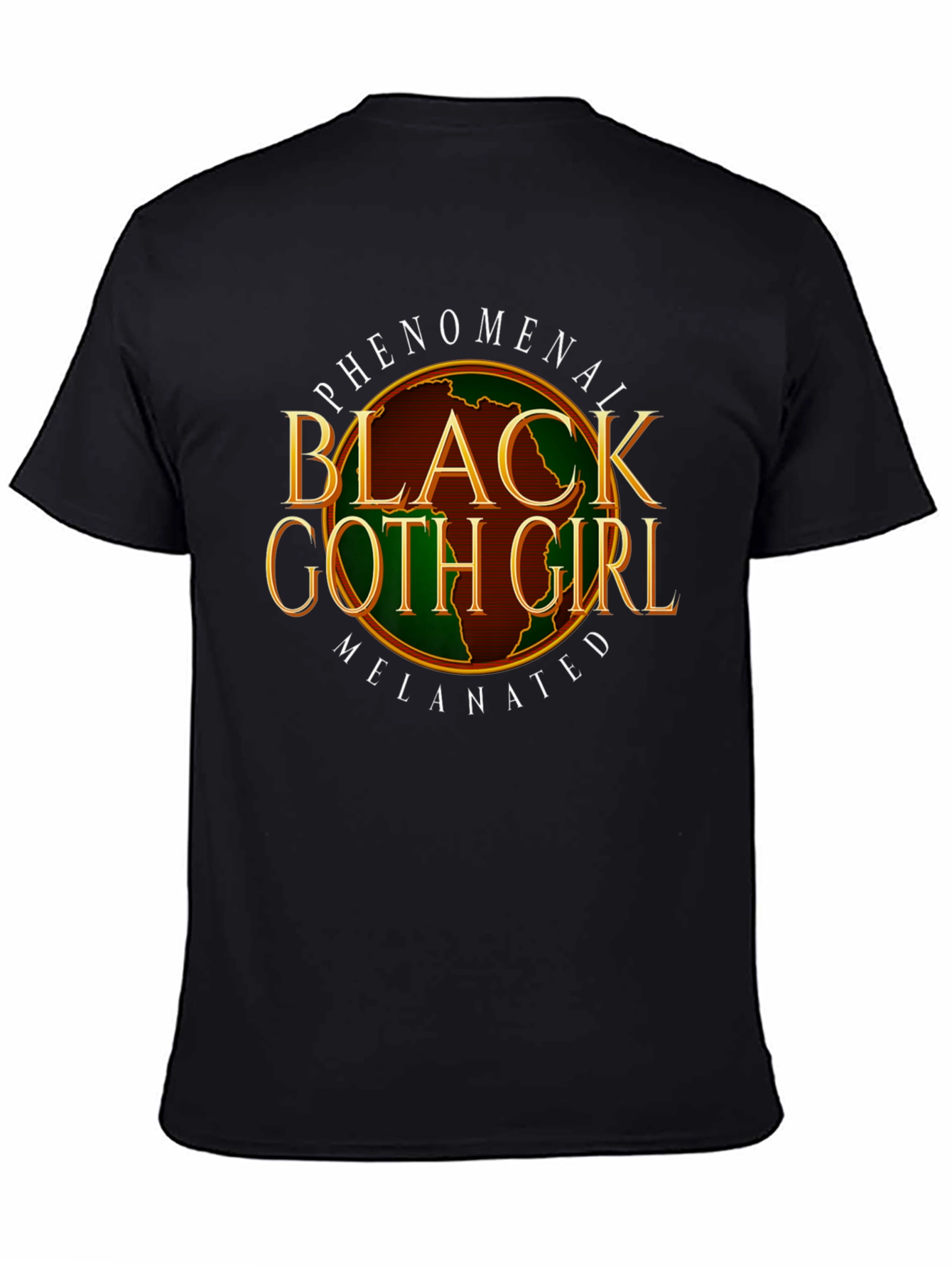 Phenomenal Black Goth Girl Melanin T-Shirt