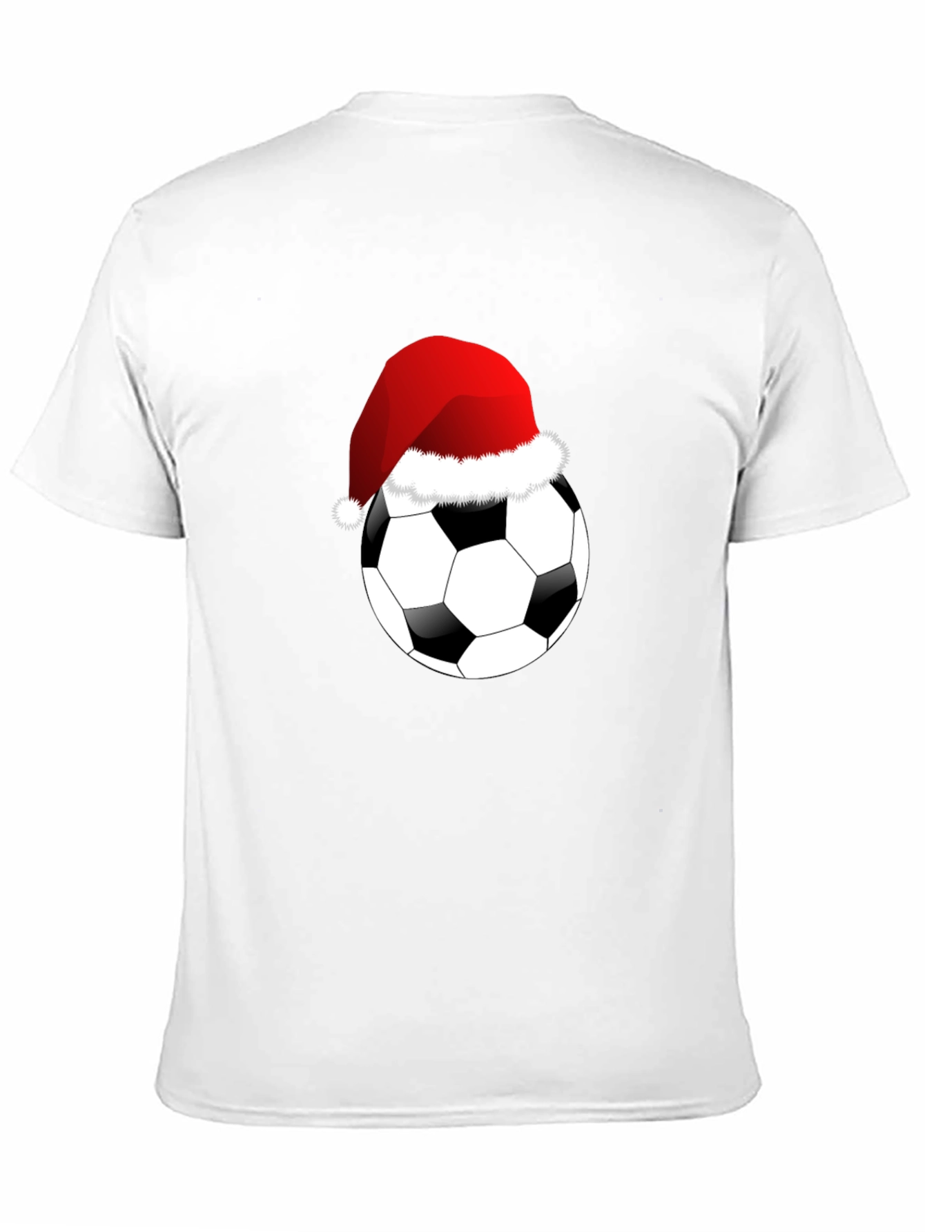 Christmas Soccer Ball T-Shirt - Festive Holiday Tee