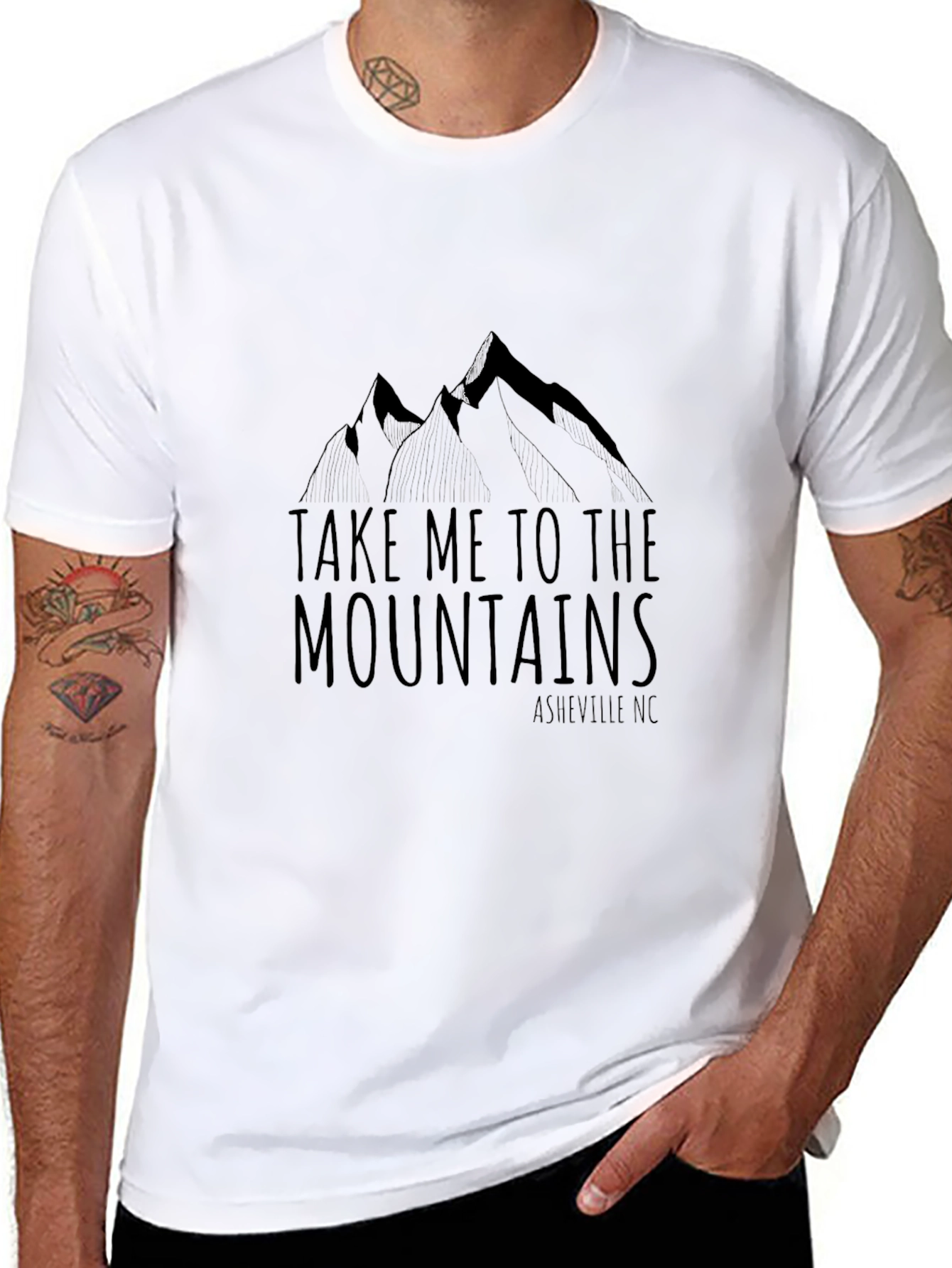 Mountain Graphic T-Shirt - Asheville NC